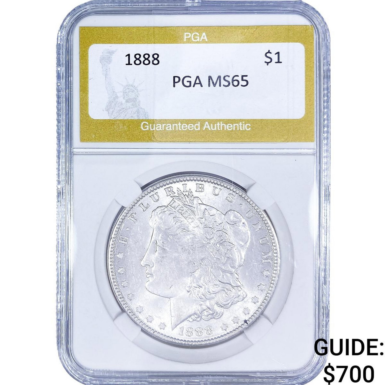 1888 Morgan Silver Dollar PGA MS65 (1 of 2)