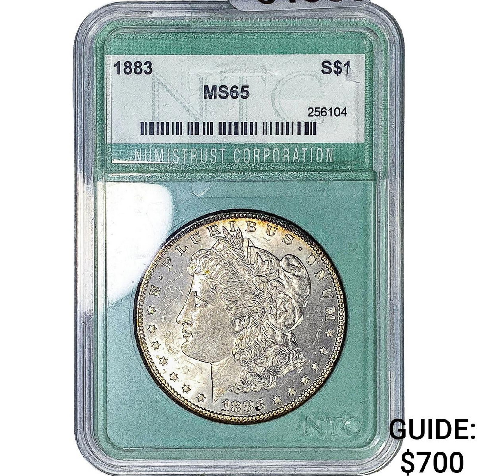 1883 Morgan Silver Dollar NNC MS65: 1883 Morgan Silver Dollar NNC MS65