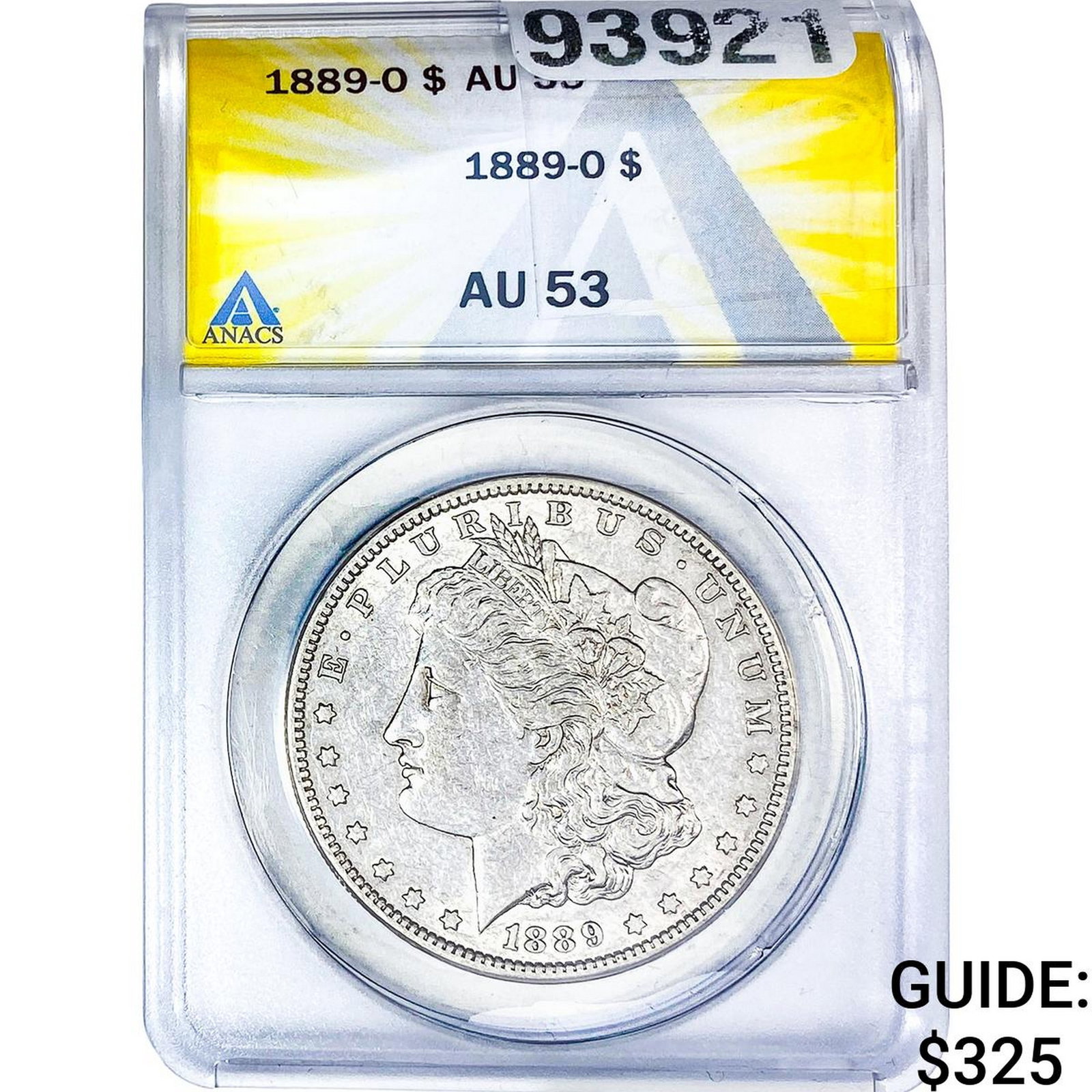 1889-O Morgan Silver Dollar ANACS AU53 (1 of 2)