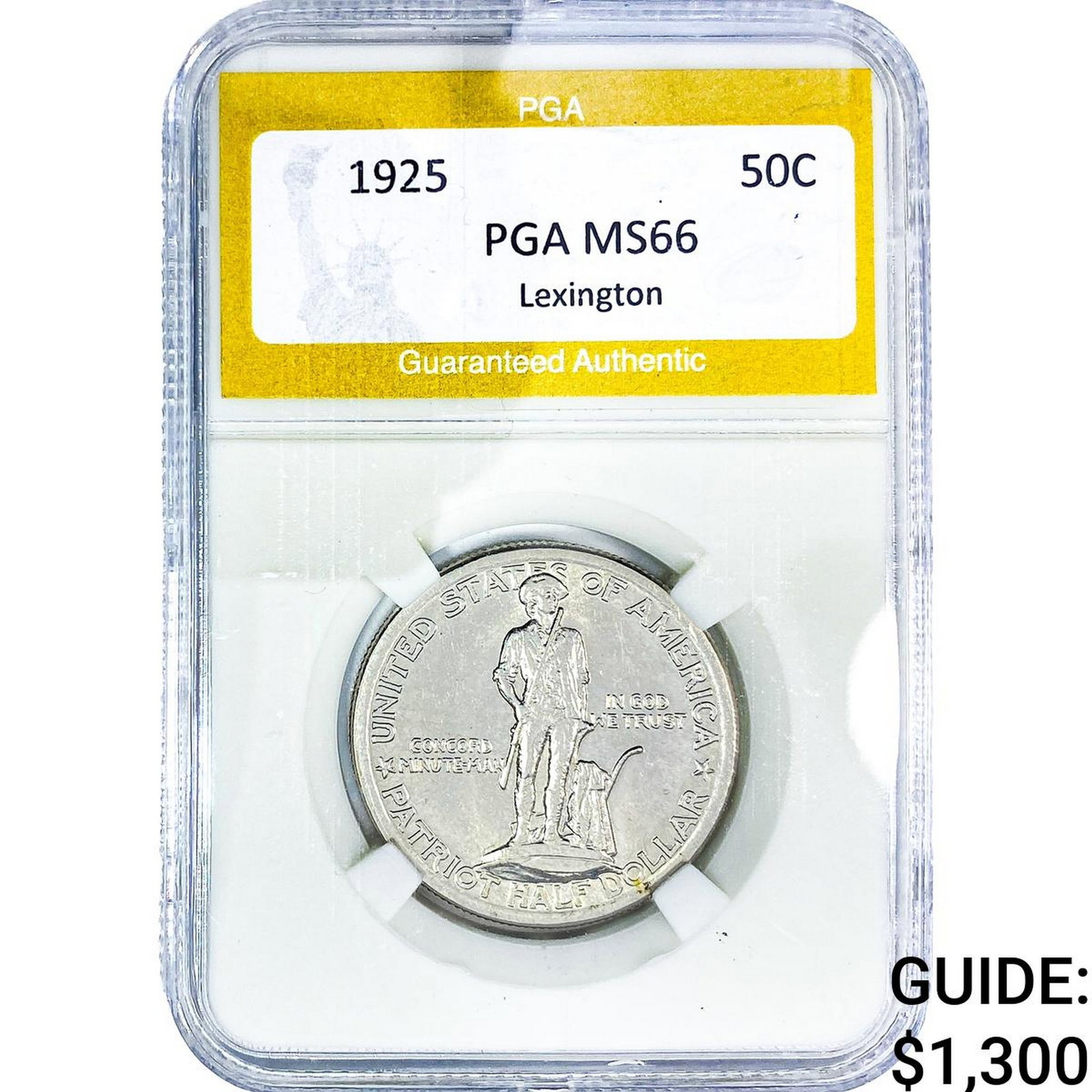 1925 Lexington Half Dollar PGA MS66 (1 of 2)
