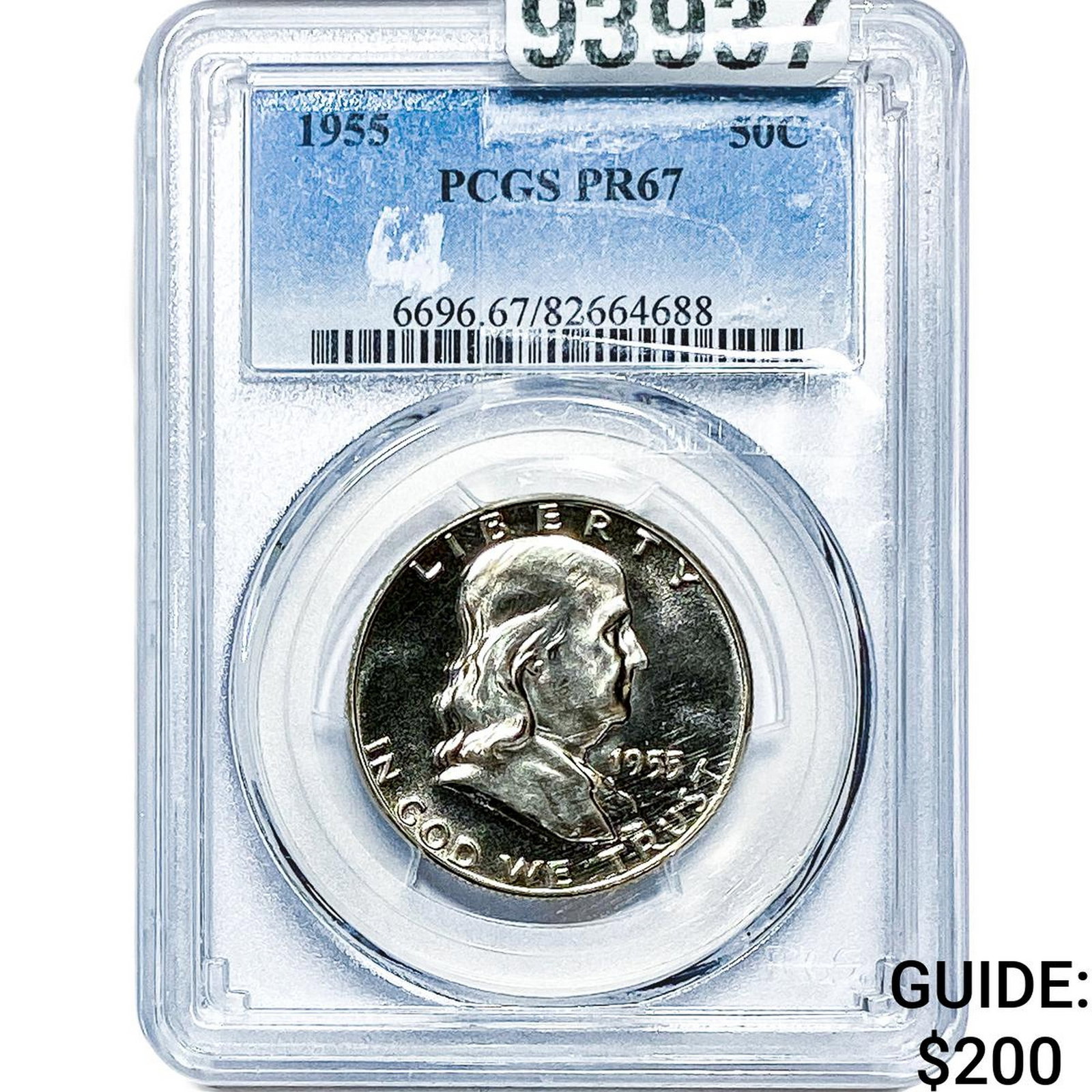 1955 Franklin Half Dollar PCGS PR67 (1 of 2)