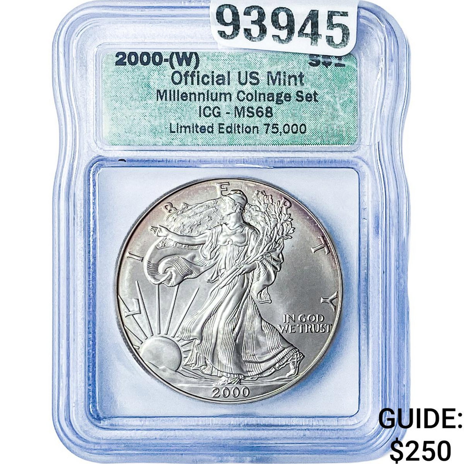 2020[W] Silver Eagle ICG MS68 U.S. Mint (1 of 2)