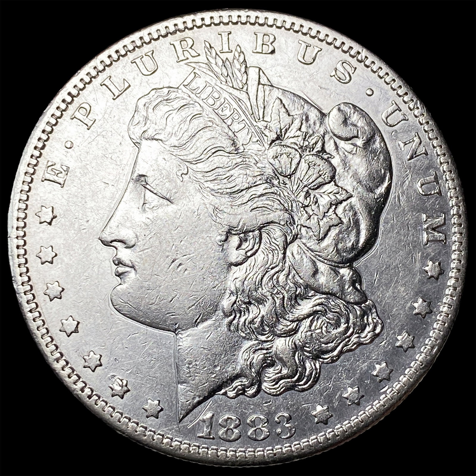 1883-S Silver Morgan Dollar CLOSELY UNCIRCULATED (1 of 2)