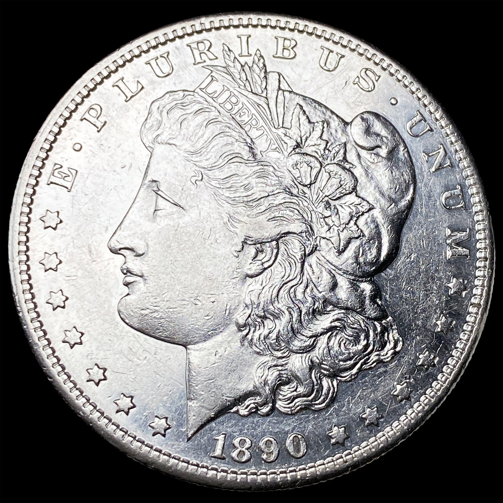 1890-S Morgan Silver Dollar CLOSELY UNCIRCULATED: 1890-S Morgan Silver Dollar CLOSELY UNCIRCULATED