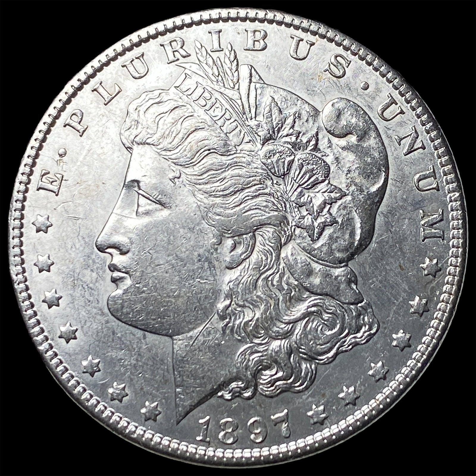 1897 Silver Morgan Dollar UNCIRCULATED: 1897 Silver Morgan Dollar UNCIRCULATED