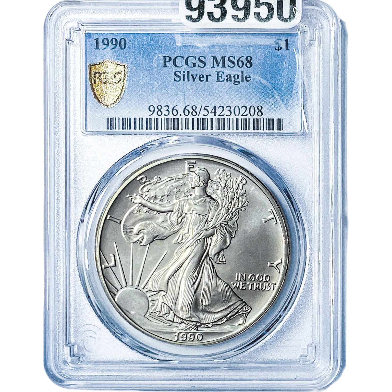 1990 Silver Eagle PCGS MS68 (1 of 2)