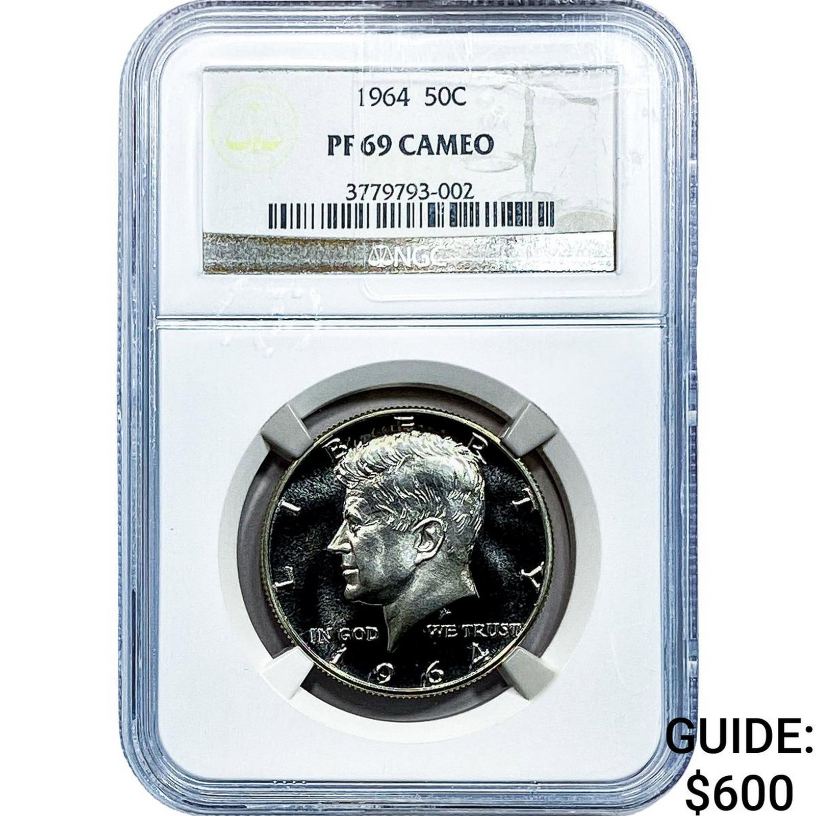 1964 Kennedy Half Dollar NGC PF69 Cameo (1 of 2)