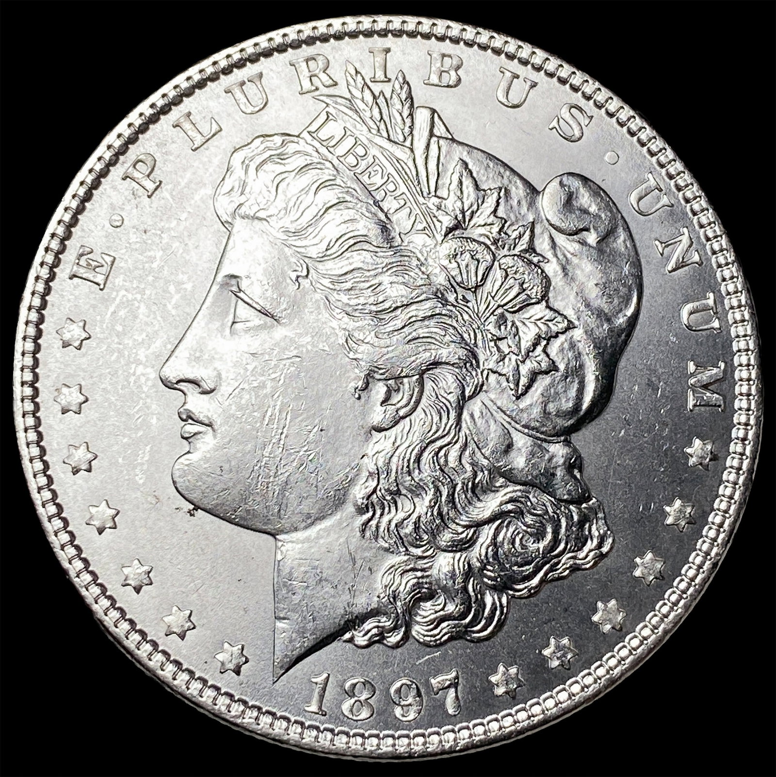 1897 Silver Morgan Dollar UNCIRCULATED: 1897 Silver Morgan Dollar UNCIRCULATED