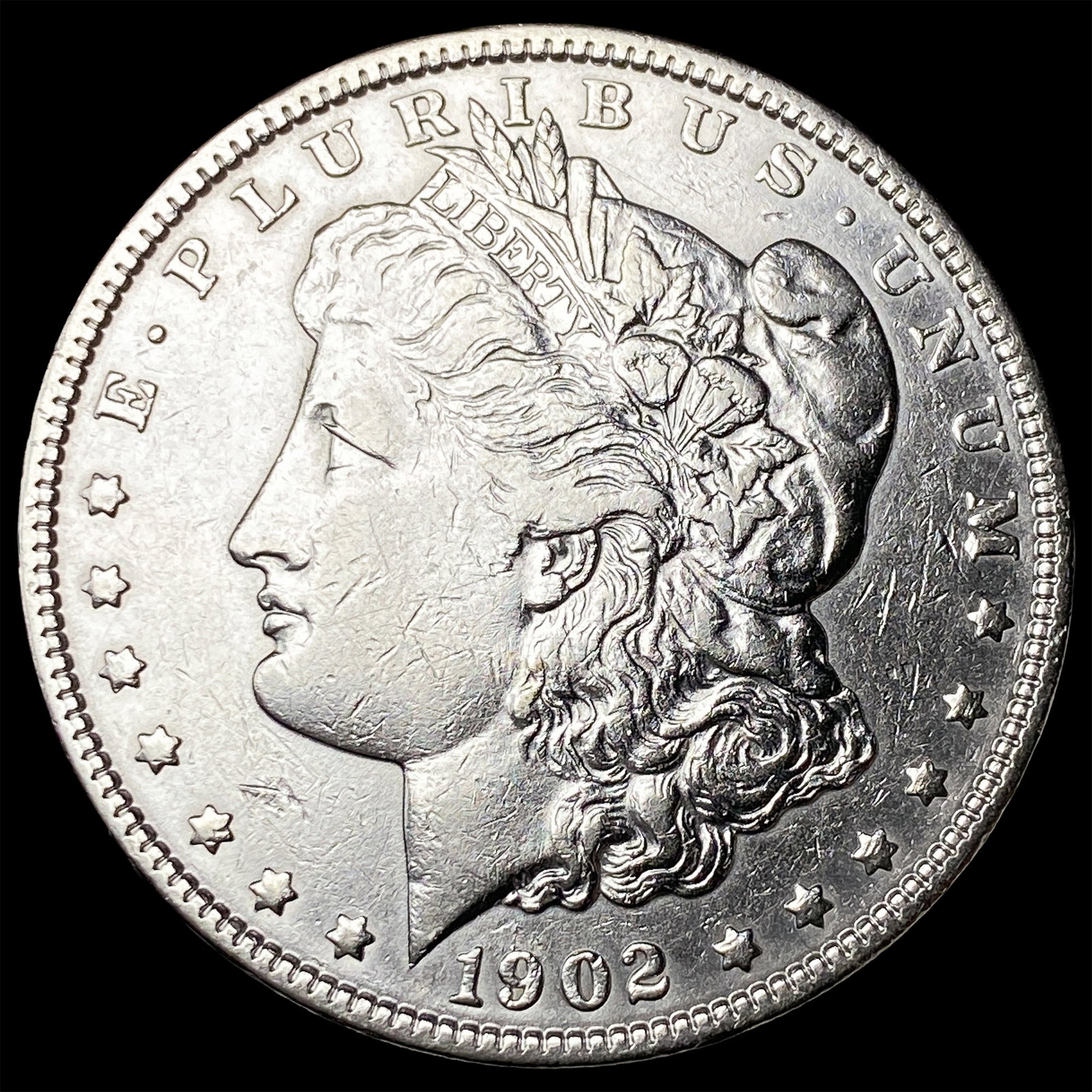 1902 Morgan Silver Dollar CLOSELY UNCIRCULATED: 1902 Morgan Silver Dollar CLOSELY UNCIRCULATED