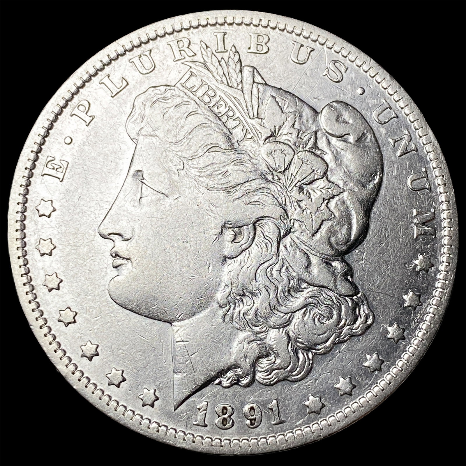 1891-O Silver Morgan Dollar LIGHTLY CIRCULATED: 1891-O Silver Morgan Dollar LIGHTLY CIRCULATED