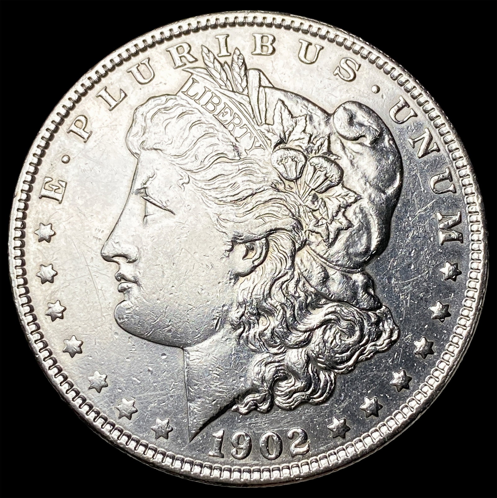 1902 Morgan Silver Dollar CLOSELY UNCIRCULATED (1 of 2)