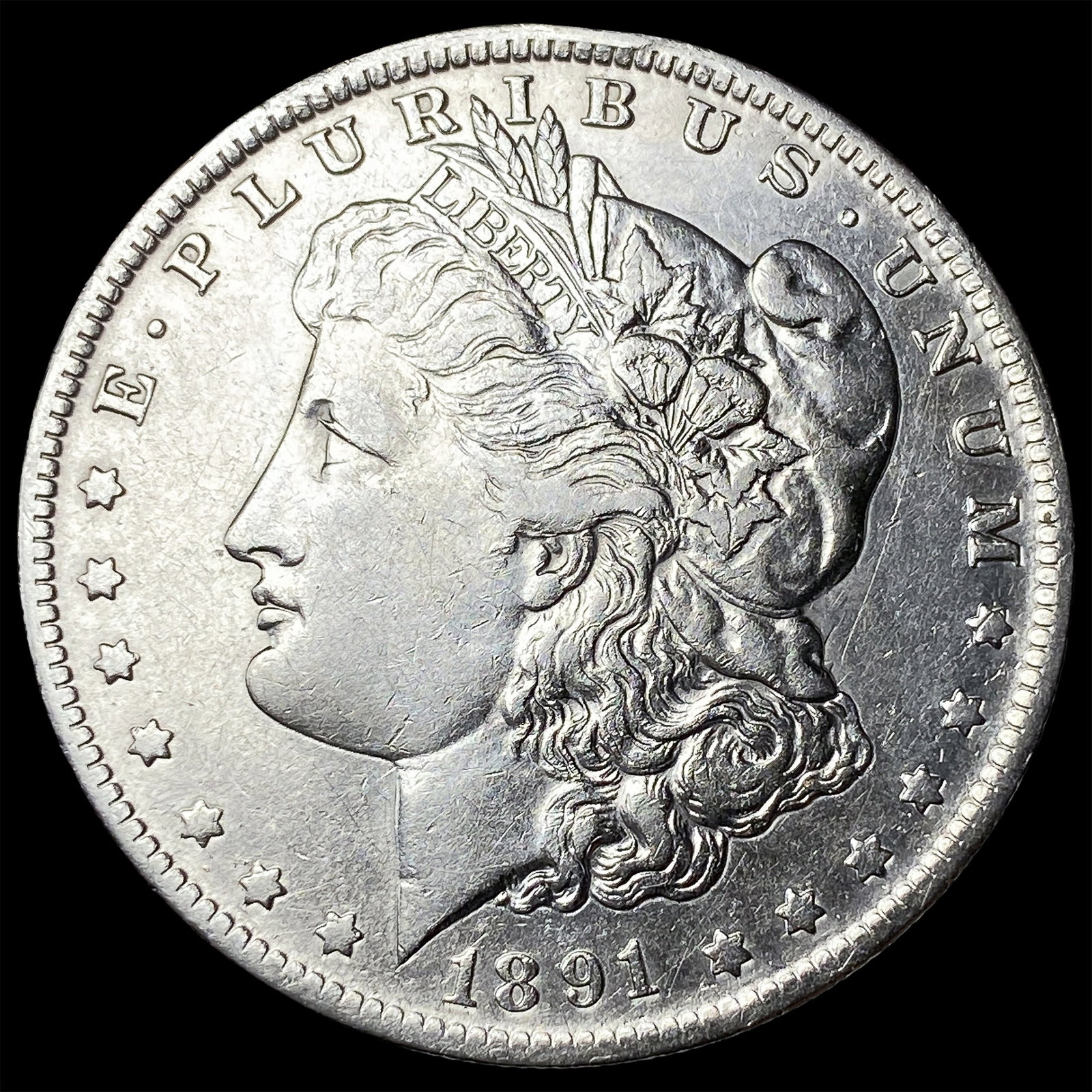 1891-O Silver Morgan Dollar CLOSELY UNCIRCULATED (1 of 2)