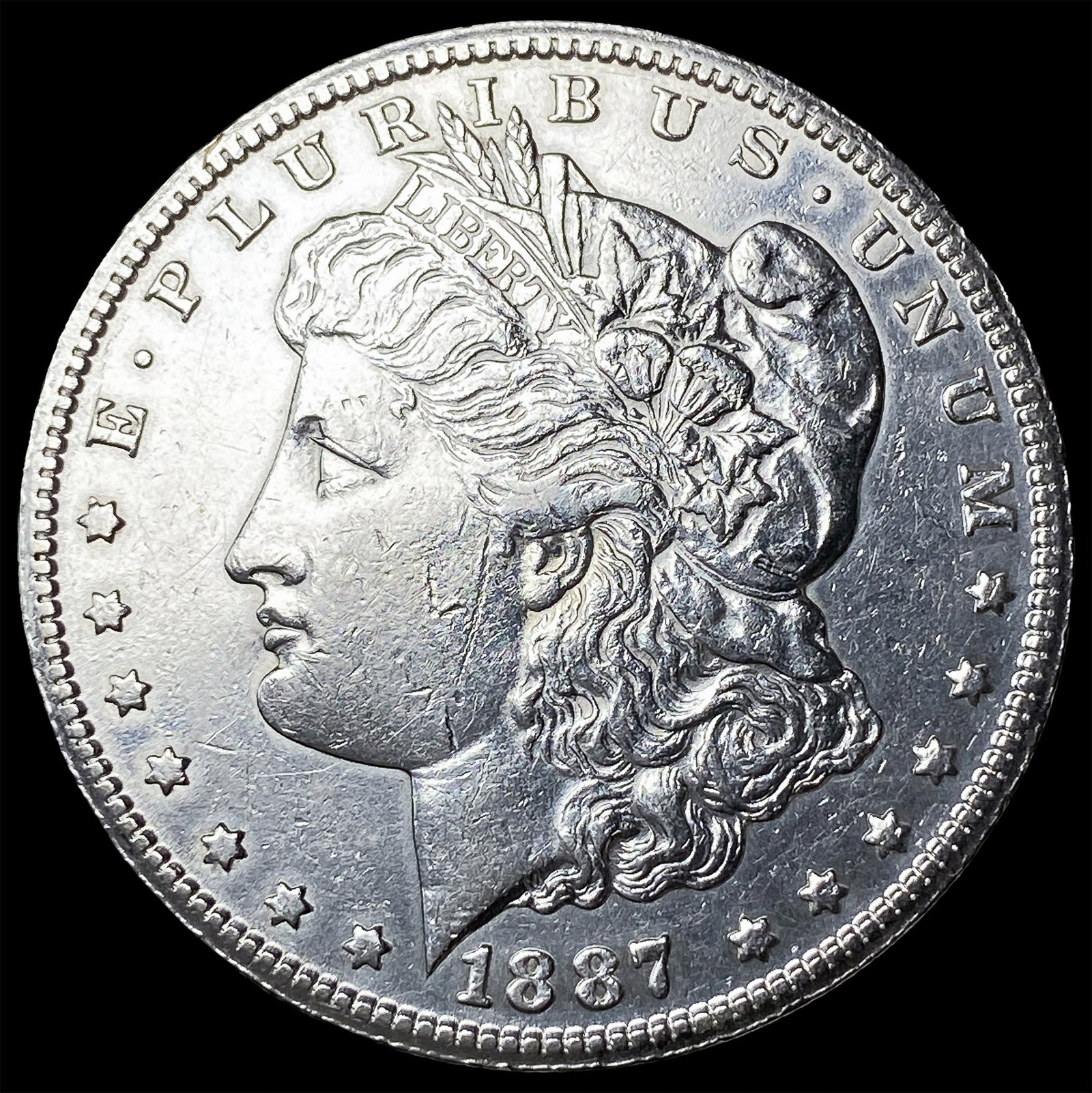 1887-S Silver Morgan Dollar UNCIRCULATED: 1887-S Silver Morgan Dollar UNCIRCULATED