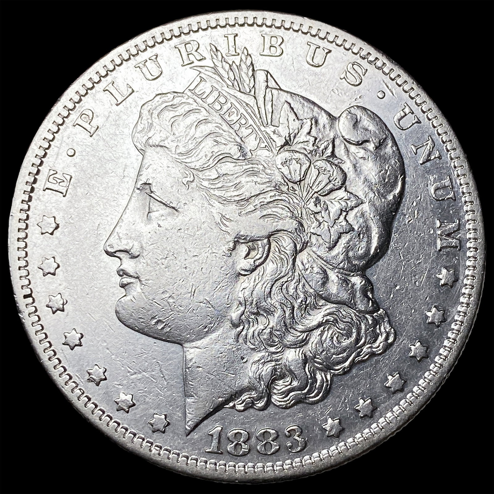 1883-S Silver Morgan Dollar CLOSELY UNCIRCULATED: 1883-S Silver Morgan Dollar CLOSELY UNCIRCULATED