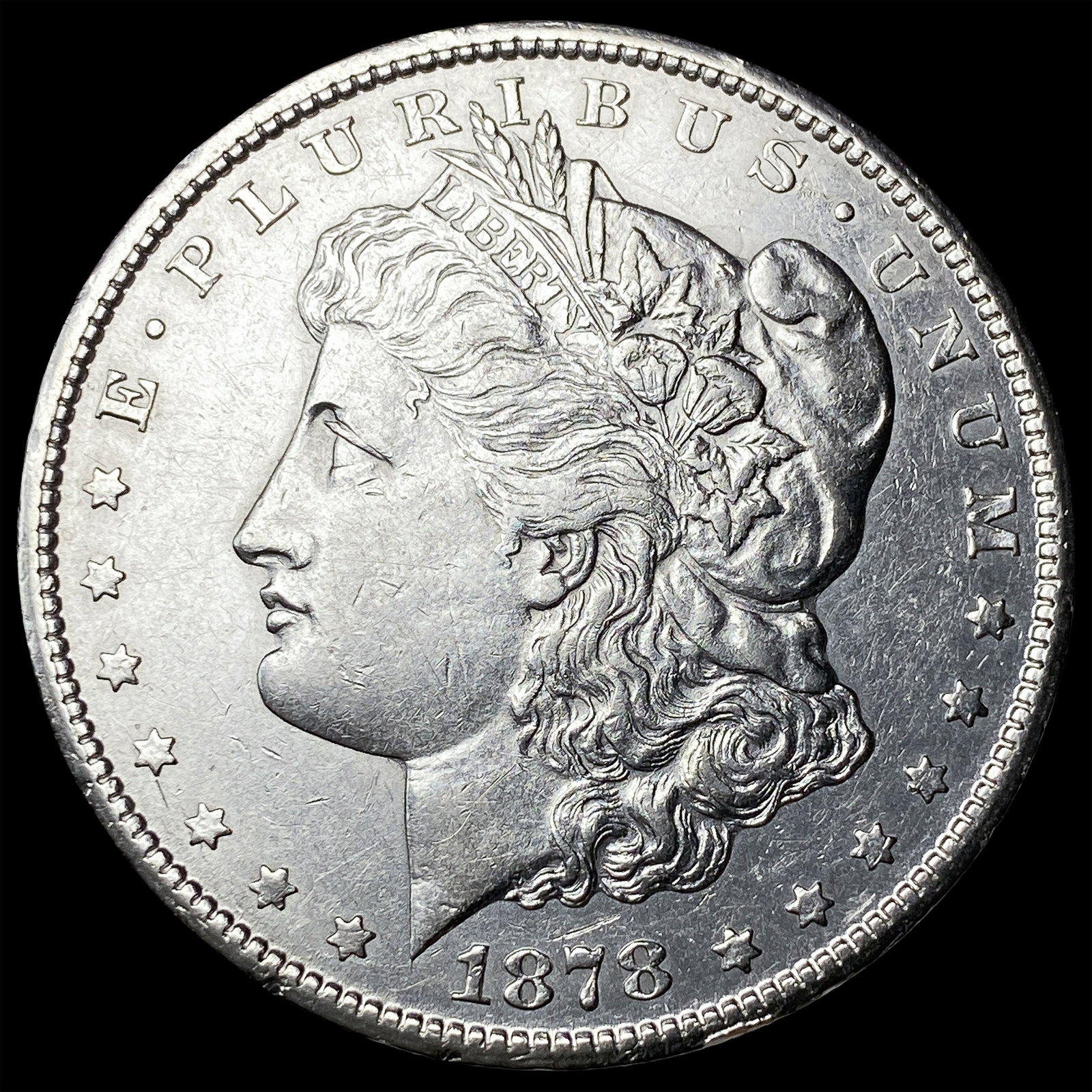 1878-CC Silver Morgan Dollar CLOSELY UNCIRCULATED (1 of 2)
