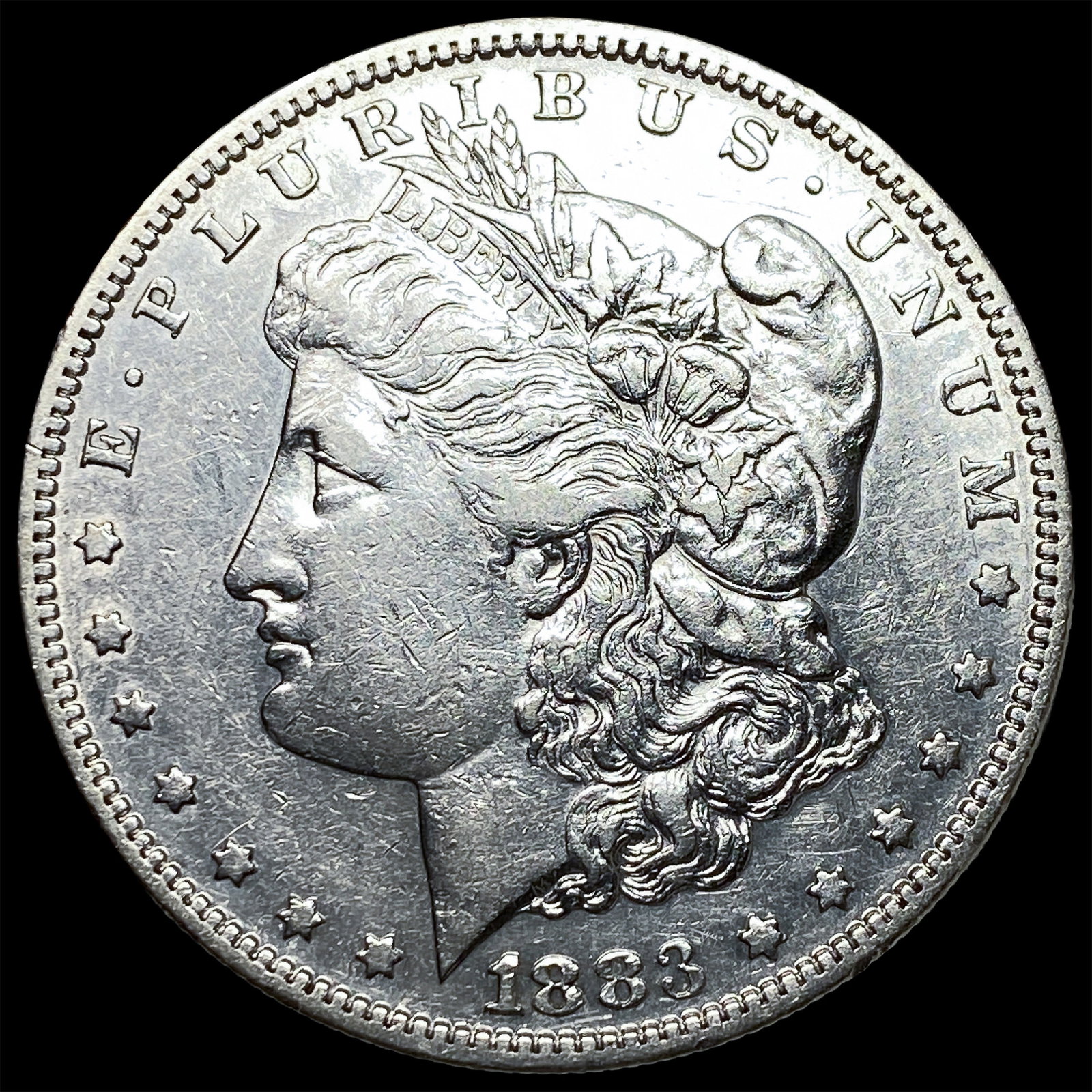 1883-S Silver Morgan Dollar CLOSELY UNCIRCULATED (1 of 2)
