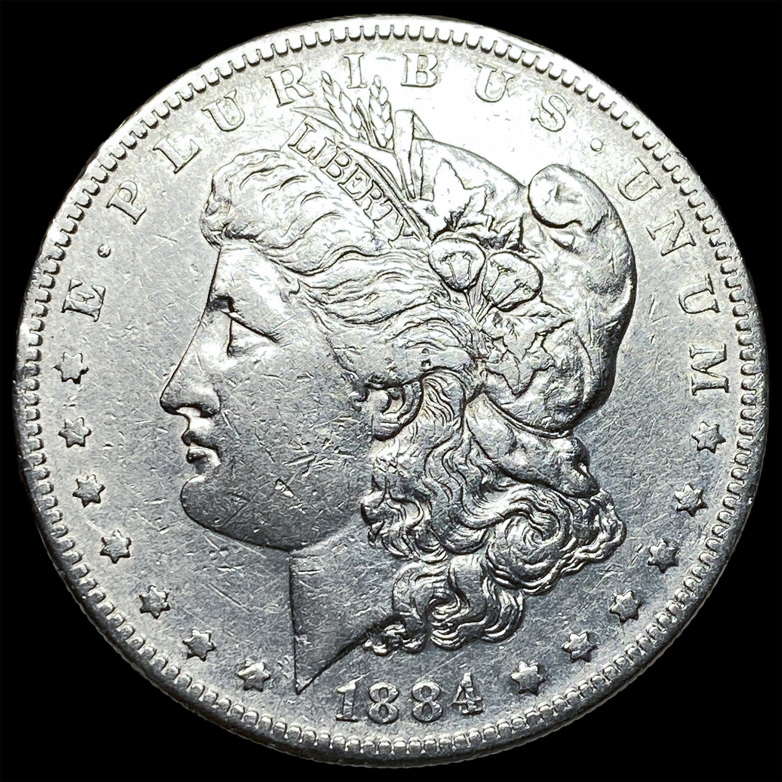 1884-S Silver Morgan Dollar NEARLY UNCIRCULATED (1 of 2)
