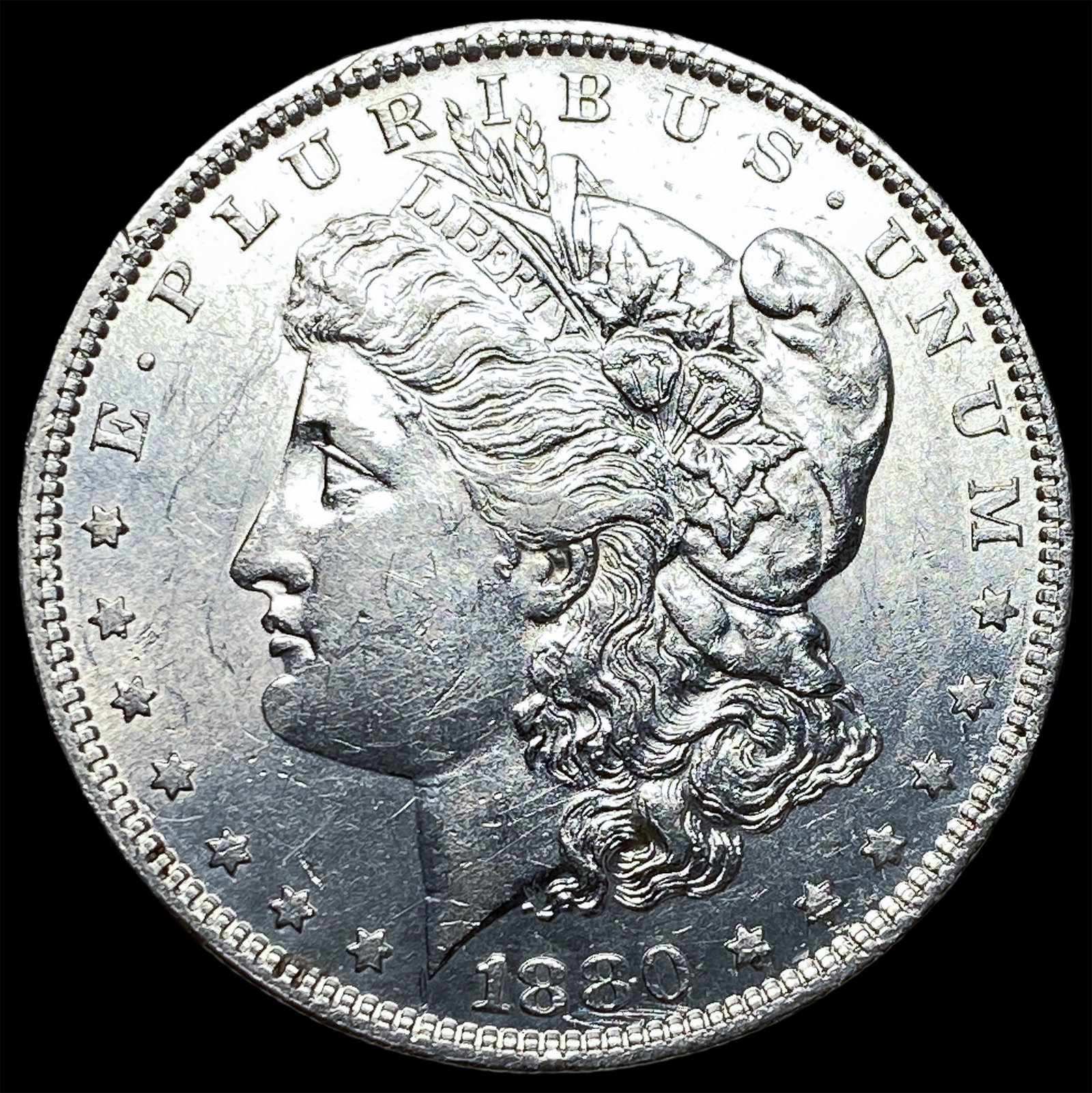 1880-O Micro O Morgan Silver Dollar UNCIRCULATED (1 of 2)