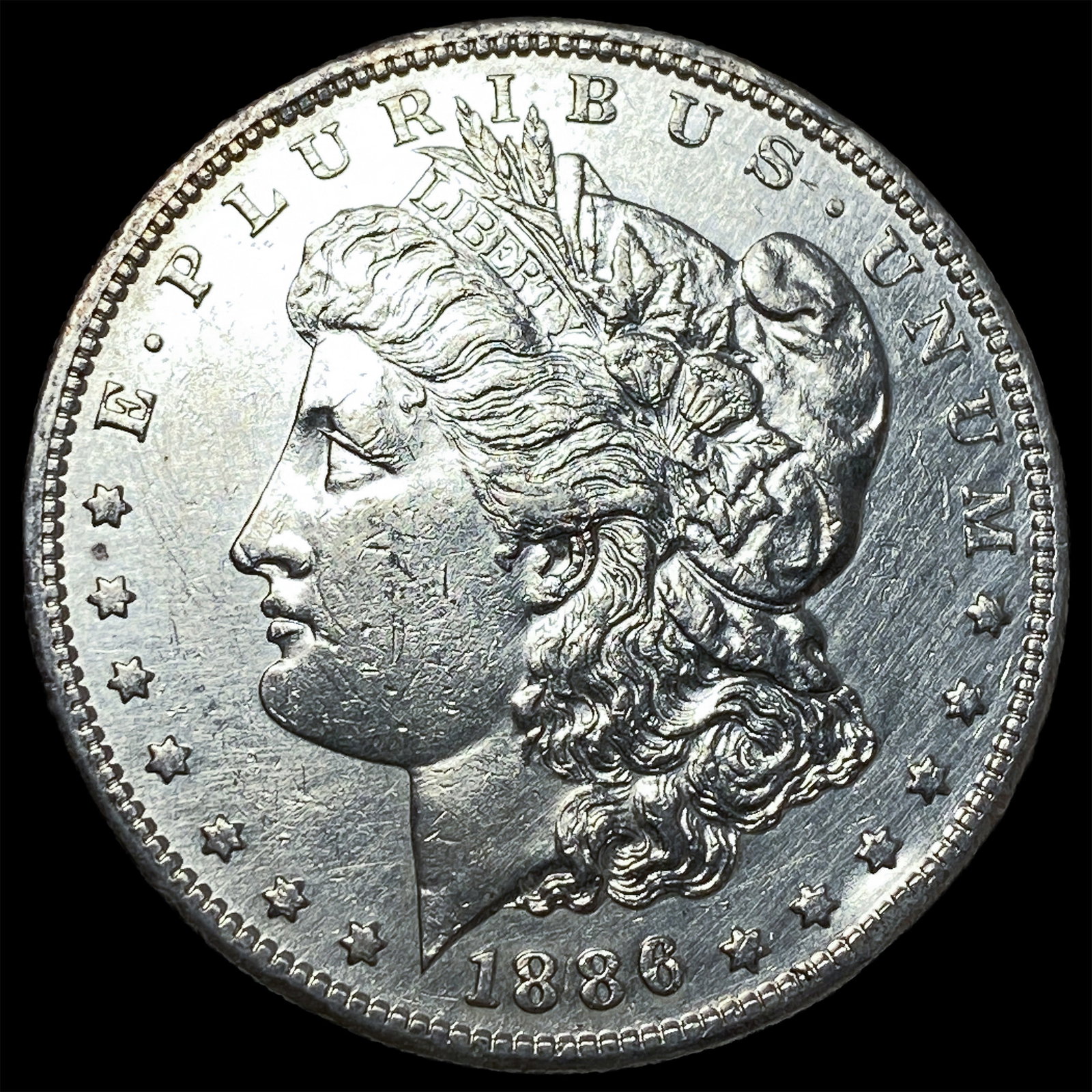 1886-S Morgan Silver Dollar CLOSELY UNCIRCULATED (1 of 2)