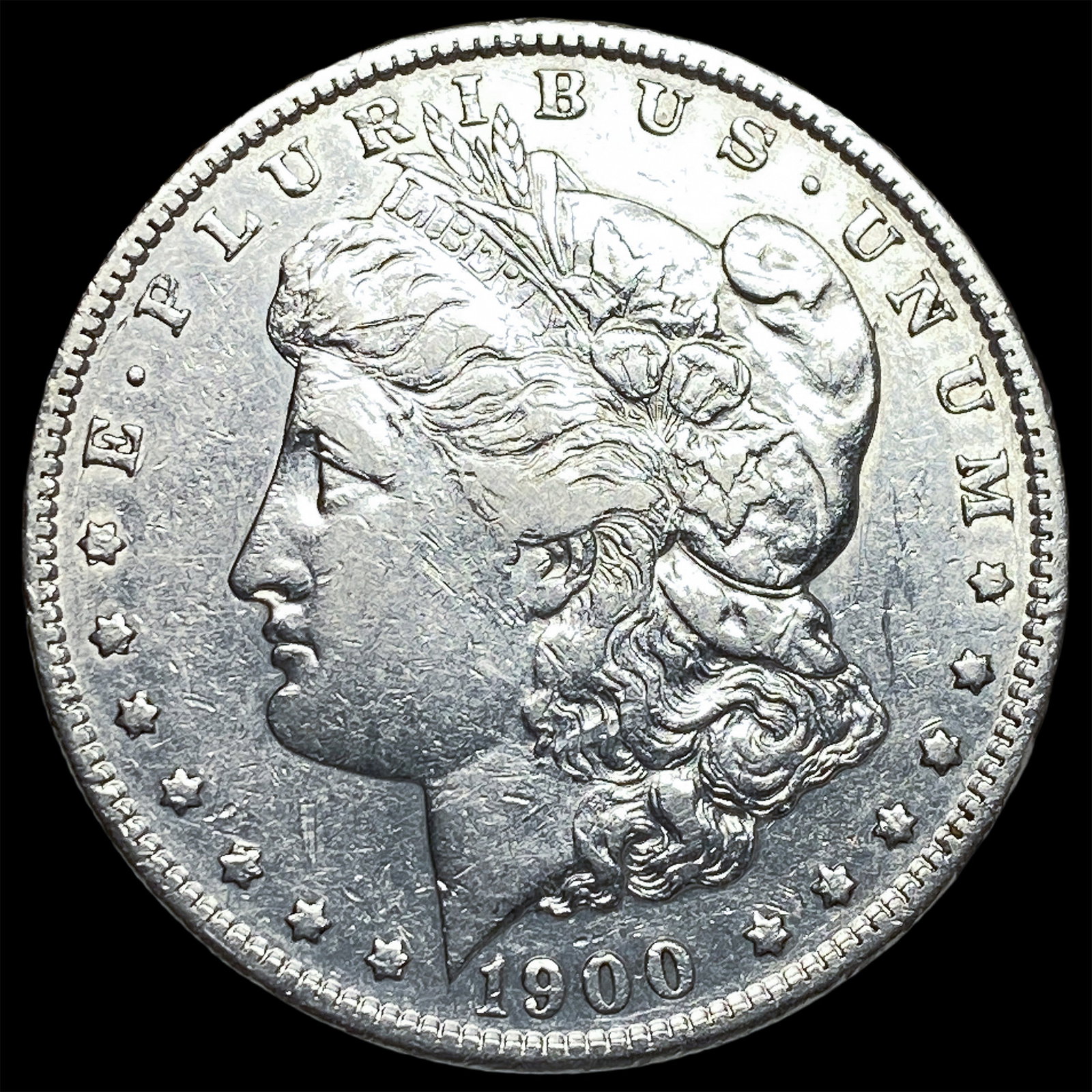 1900-S Silver Morgan Dollar NEARLY UNCIRCULATED: 1900-S Silver Morgan Dollar NEARLY UNCIRCULATED
