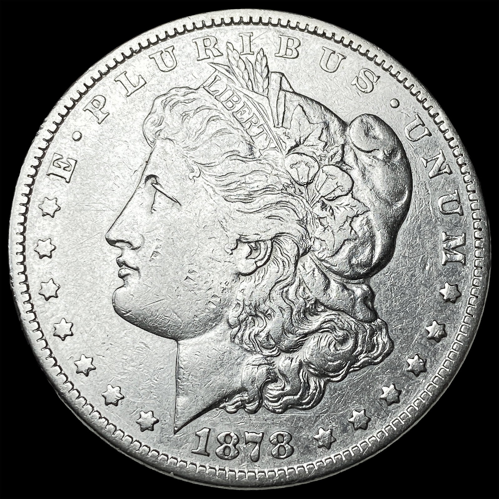 1878-CC Silver Morgan Dollar ABOUT UNCIRCULATED (1 of 2)