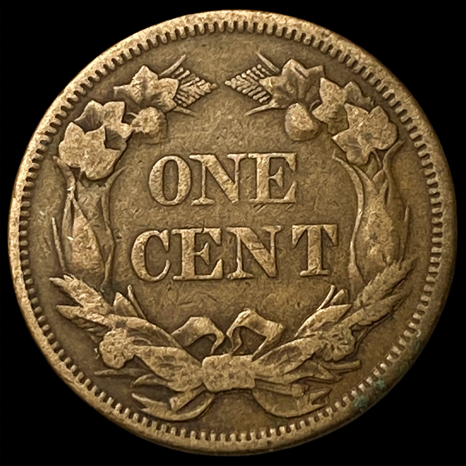 1858 Flying Eagle Cent ABOUT UNCIRCULATED - 2