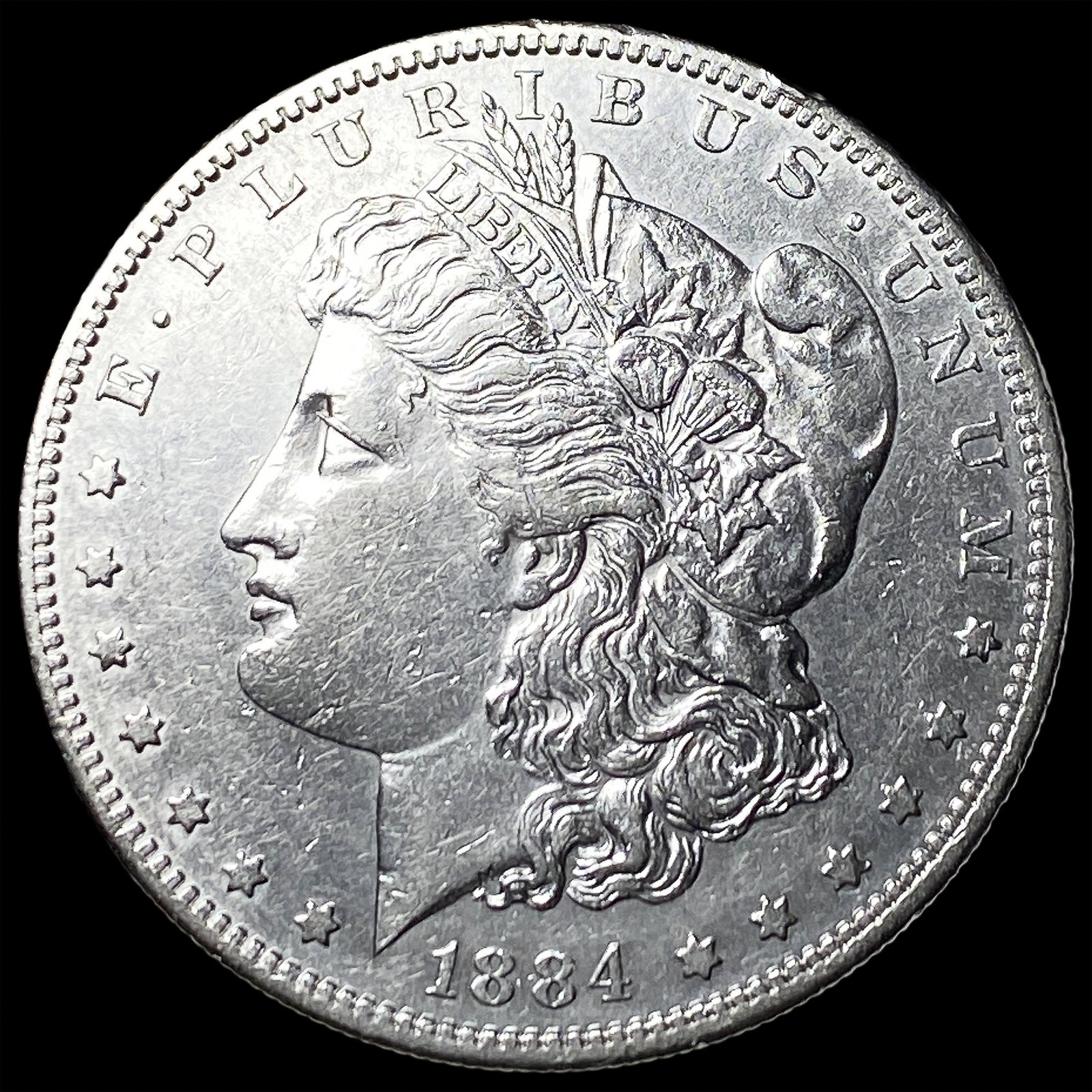 1884-S Silver Morgan Dollar CLOSELY UNCIRCULATED (1 of 2)