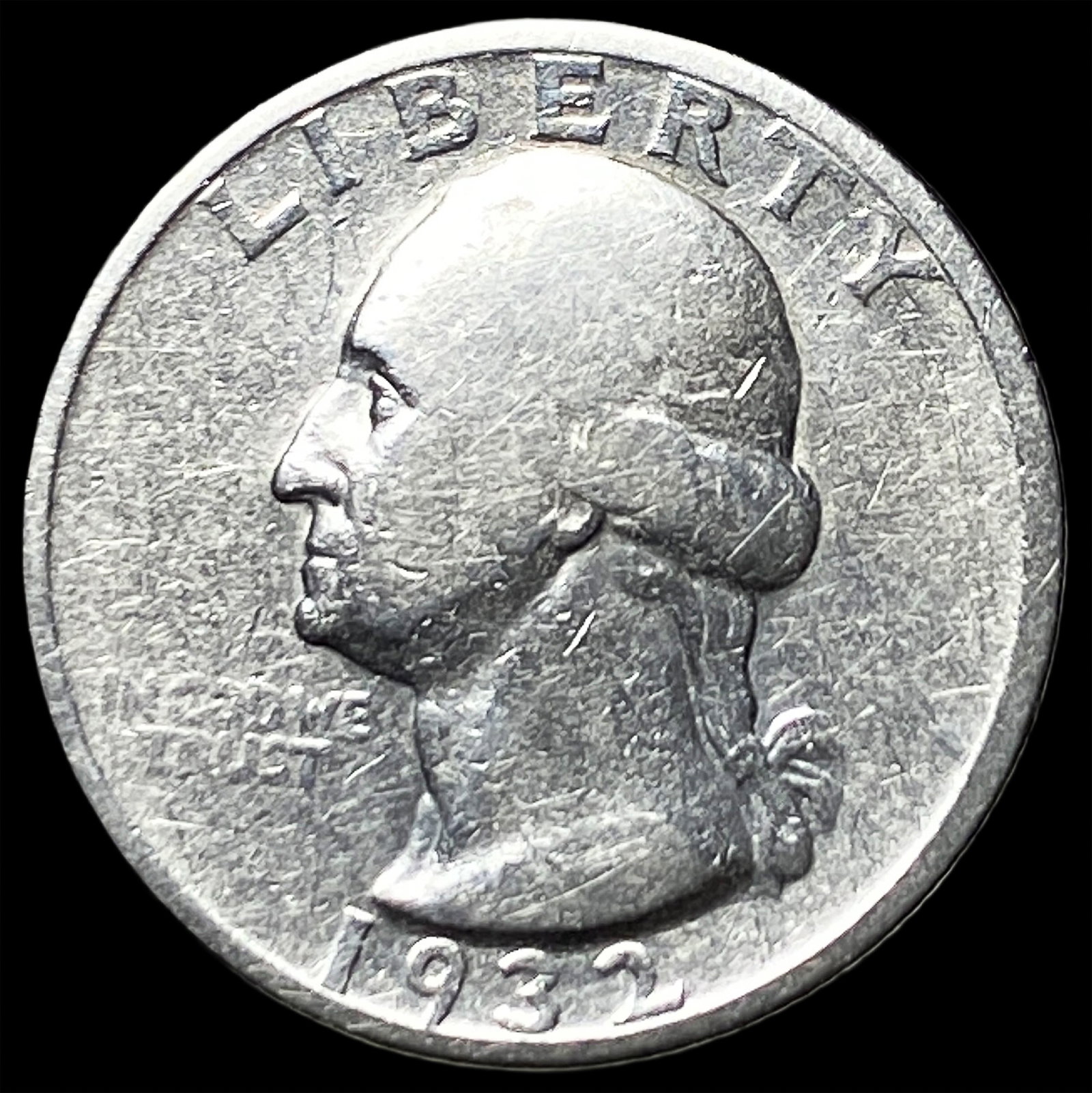 1932-S Silver Washington Quarter NICELY CIRCULATED: 1932-S Silver Washington Quarter NICELY CIRCULATED