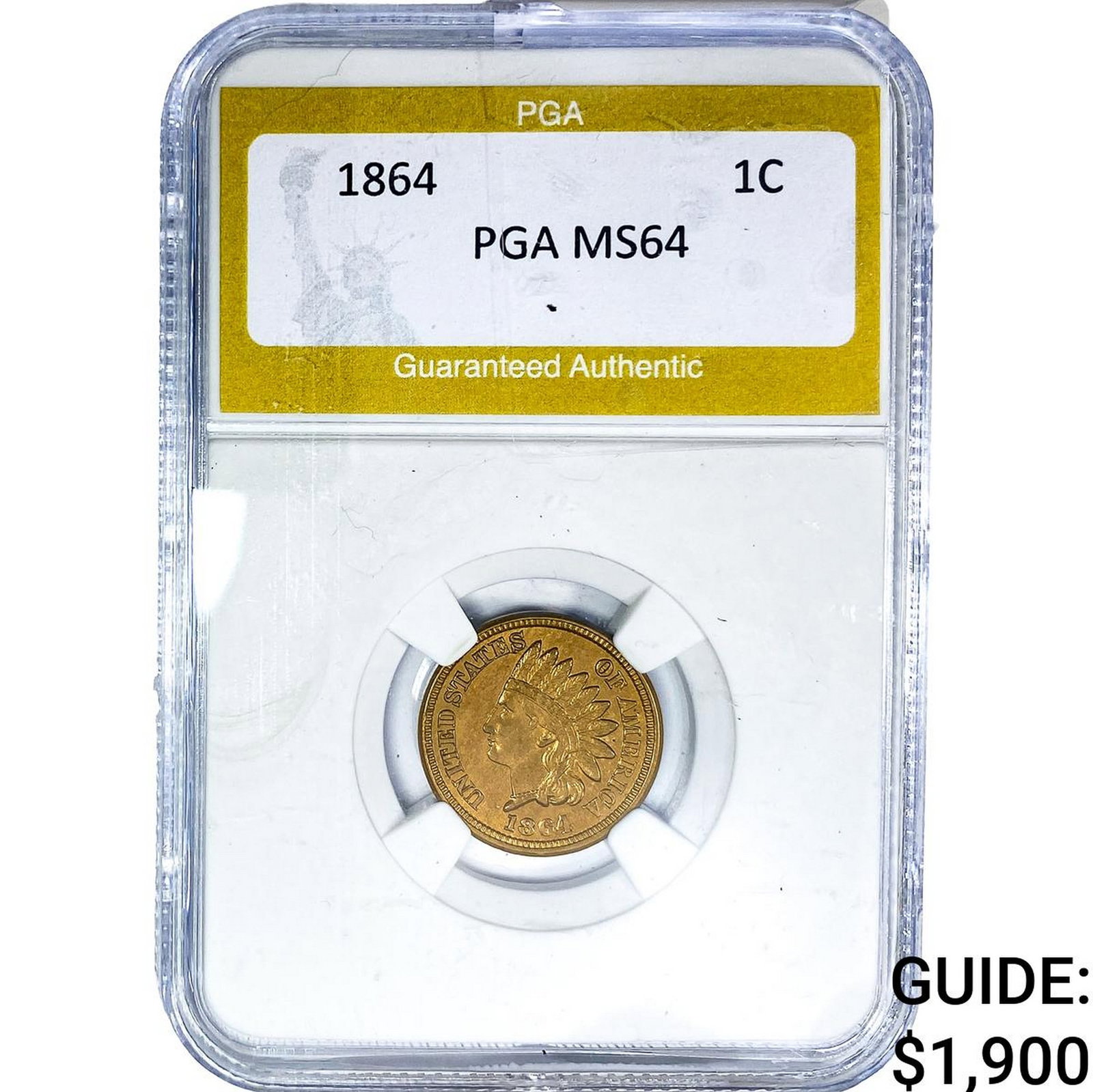 1864 Indian Head Cent PGA MS64 (1 of 2)