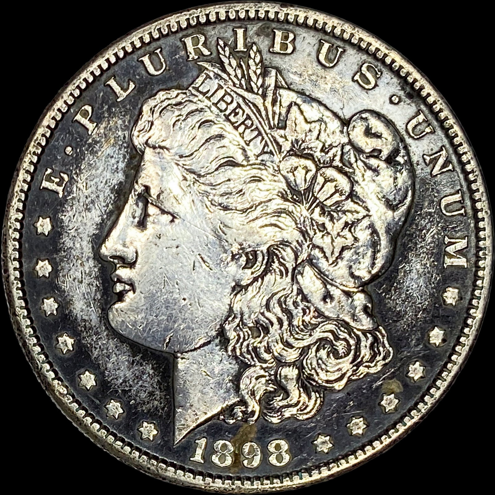 1898-S Silver Morgan Dollar HIGH GRADE: 1898-S Silver Morgan Dollar HIGH GRADE
