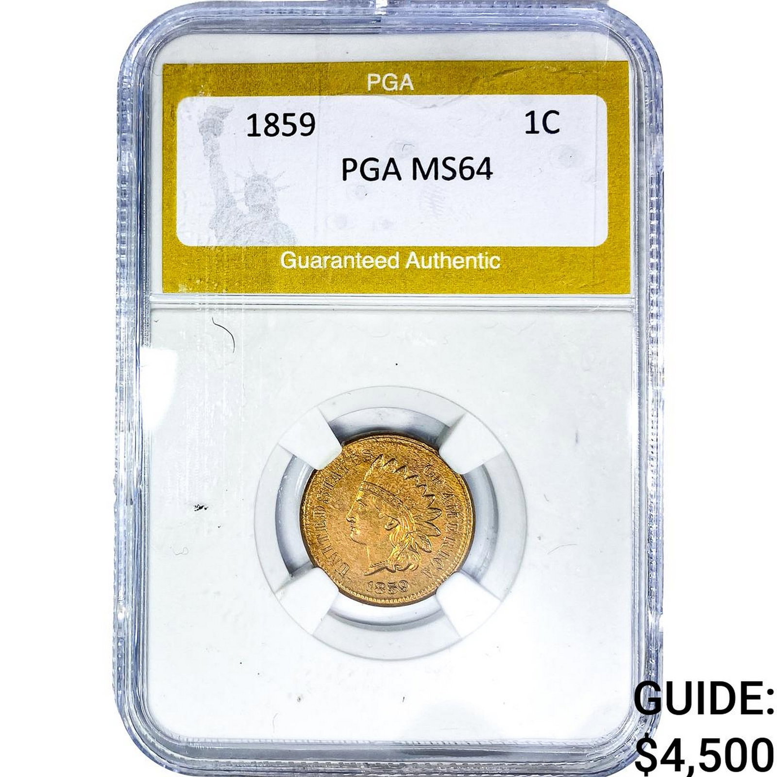 1859 Indian Head Cent PGA MS64: 1859 Indian Head Cent PGA MS64