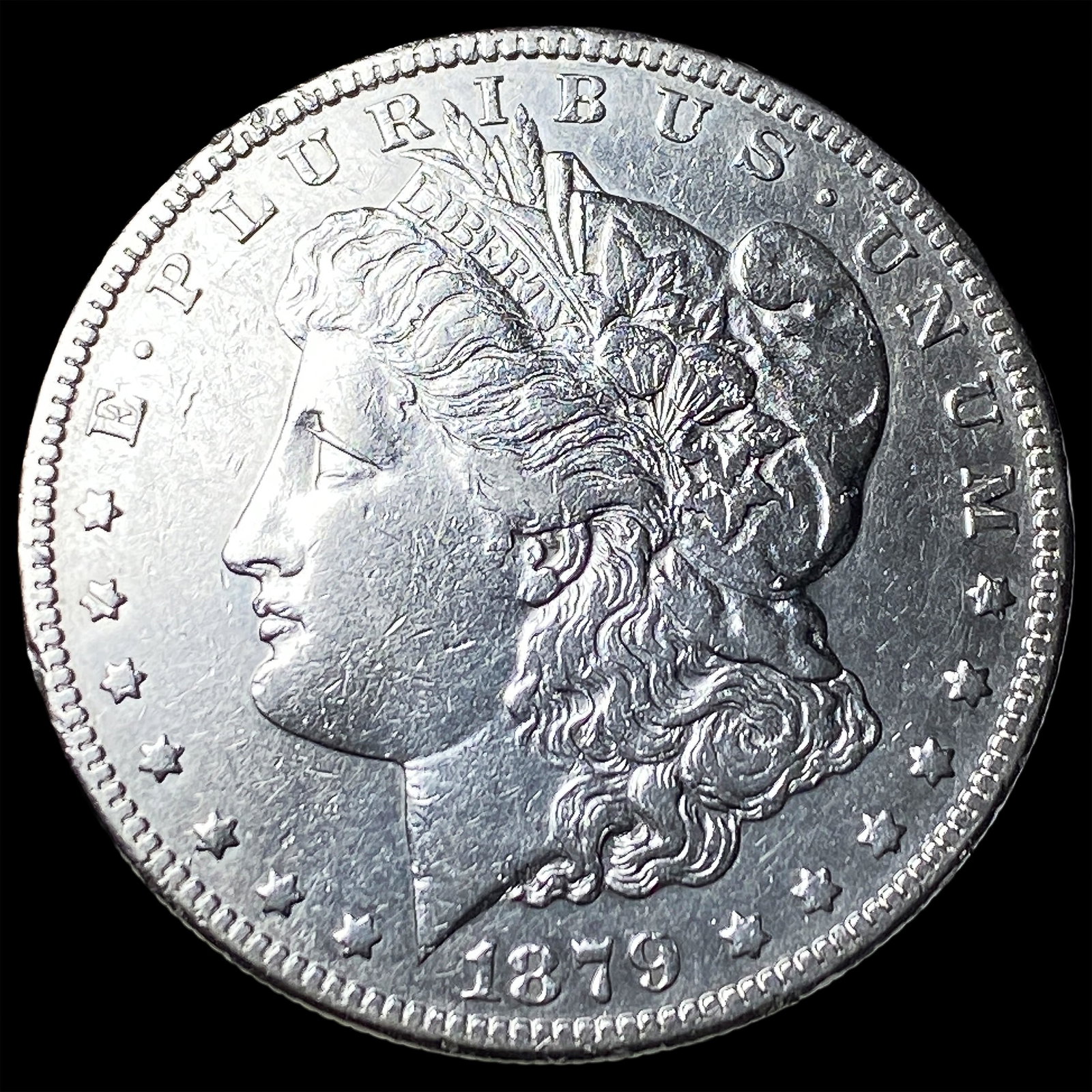 1879-S Rev 78 Silver Morgan Dollar CLOSELY UNCIRCULATED: 1879-S Rev 78 Silver Morgan Dollar CLOSELY UNCIRCULATED