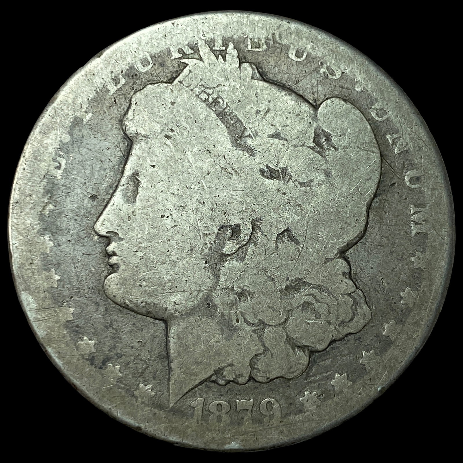 1879 Morgan Silver Dollar NICELY CIRCULATED: 1879 Morgan Silver Dollar NICELY CIRCULATED