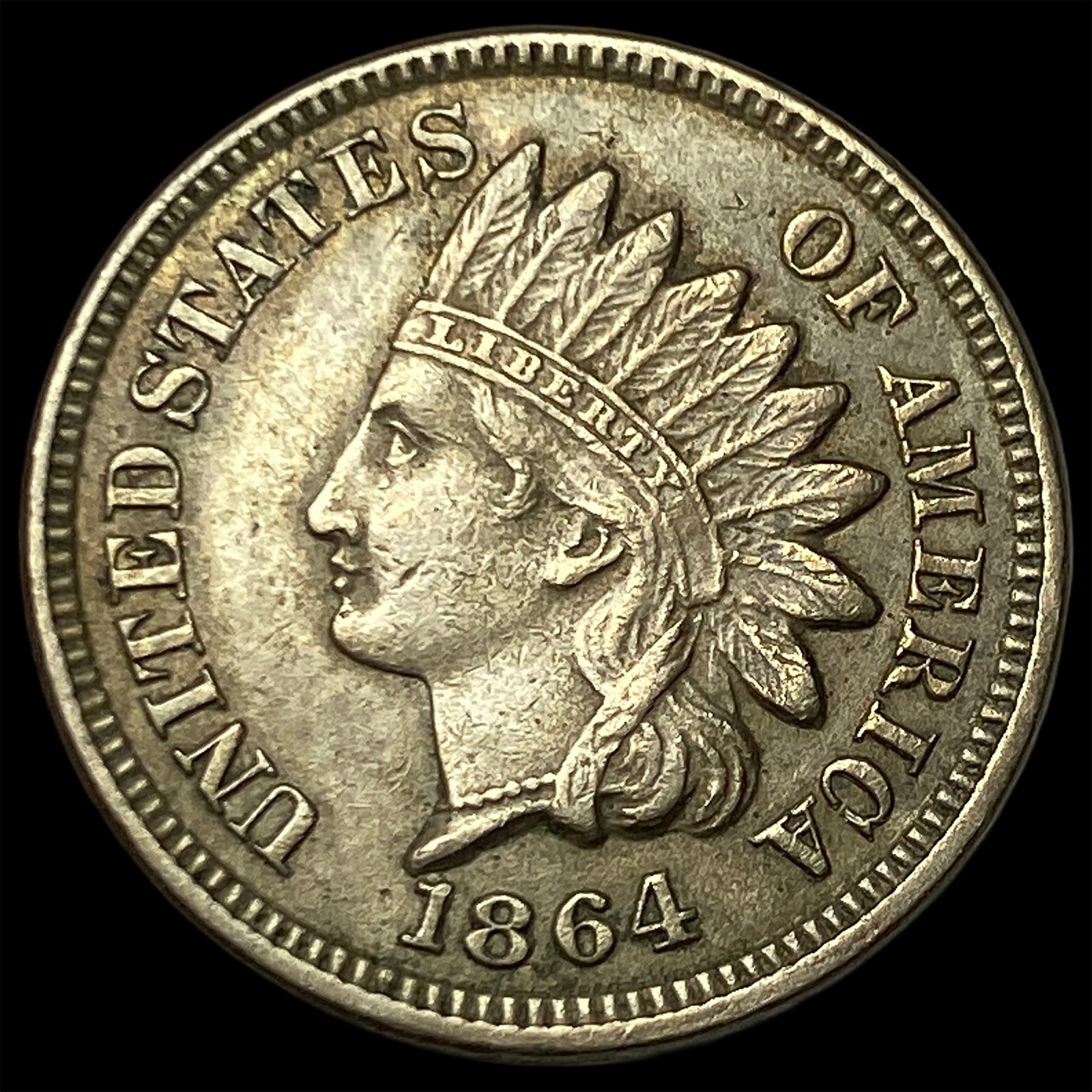 1864 Bronze Indian Head Cent CLOSELY UNCIRCULATED (1 of 2)