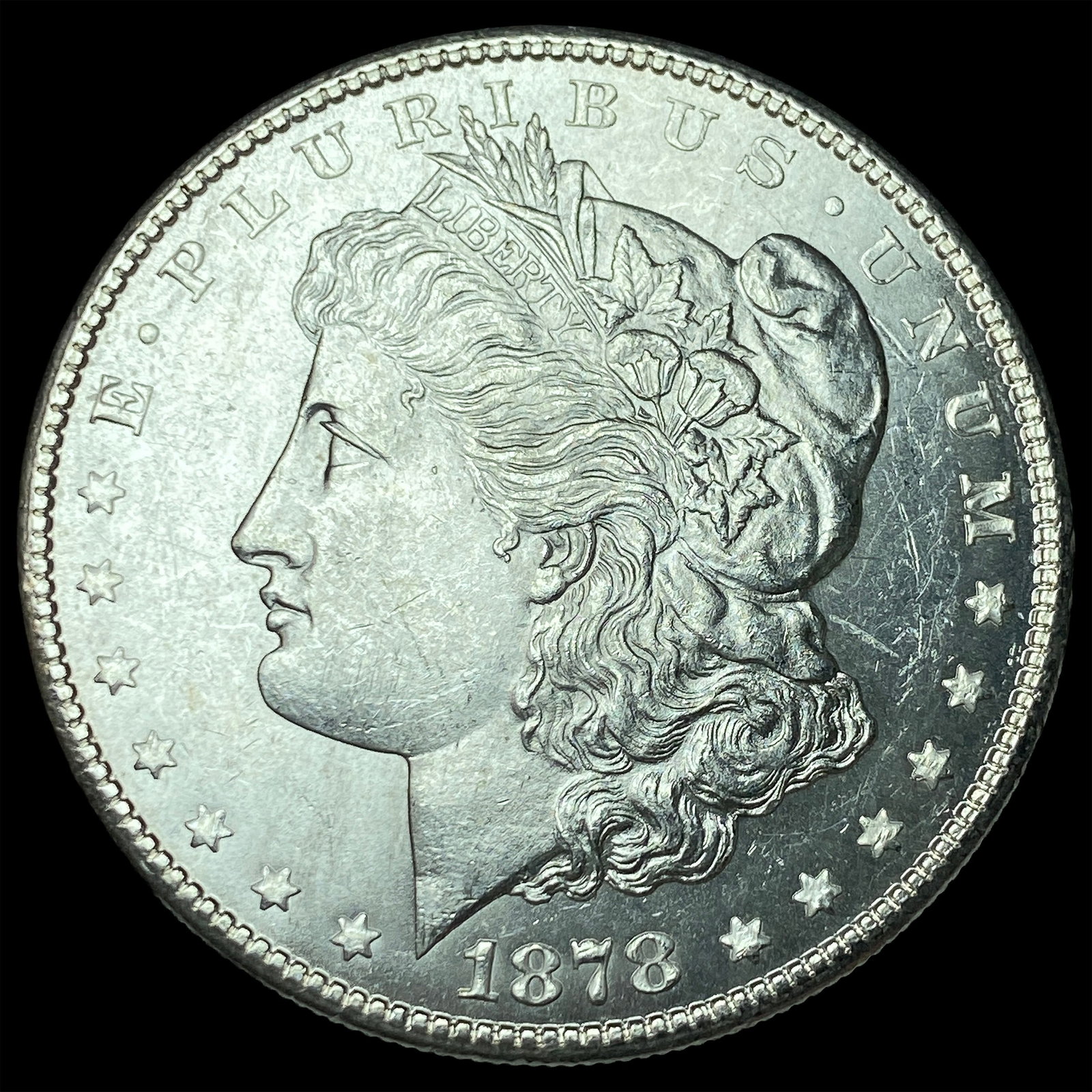 1878-S Silver Morgan Dollar UNCIRCULATED: 1878-S Silver Morgan Dollar UNCIRCULATED
