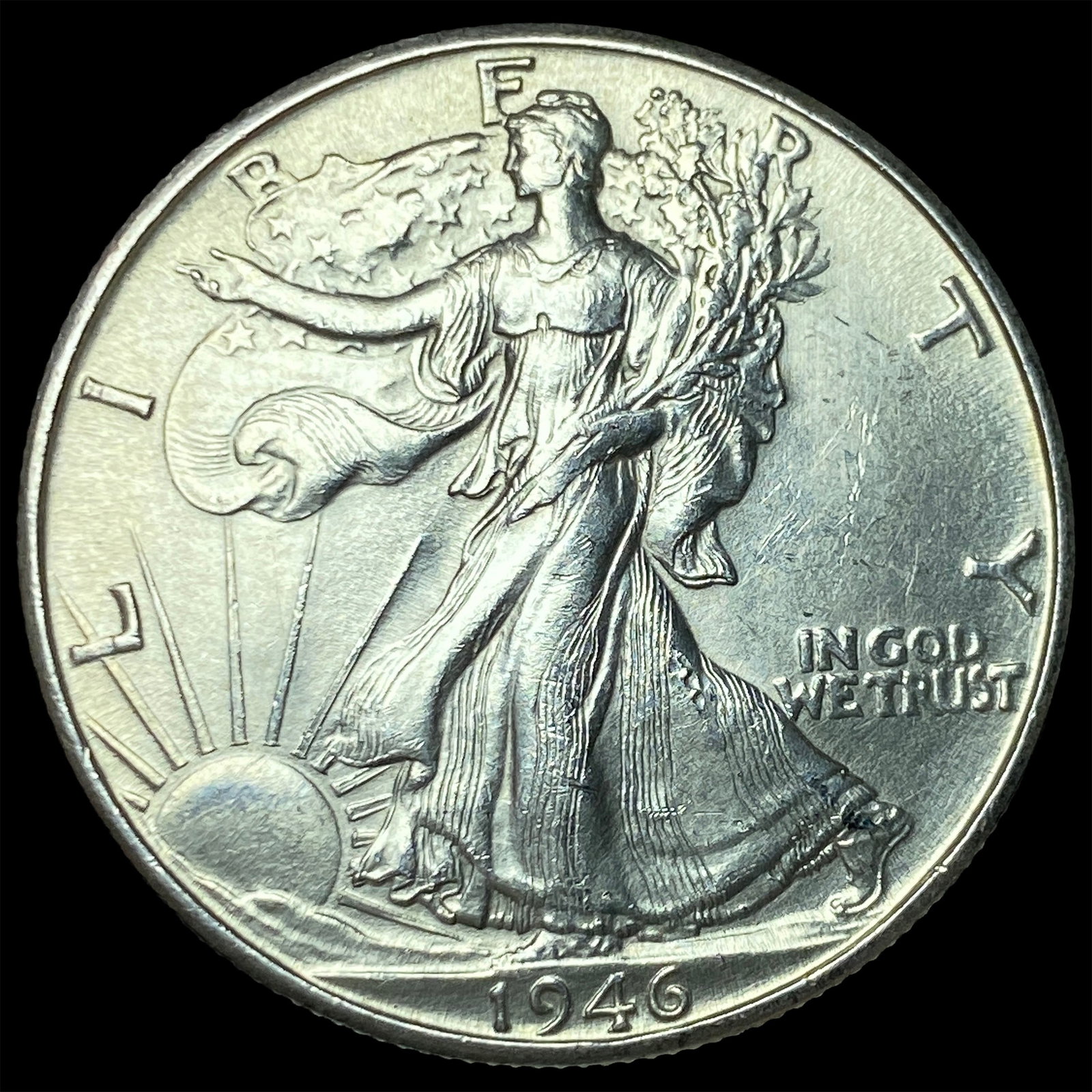 1946-D Silver Half Dollar UNCIRCULATED (1 of 2)