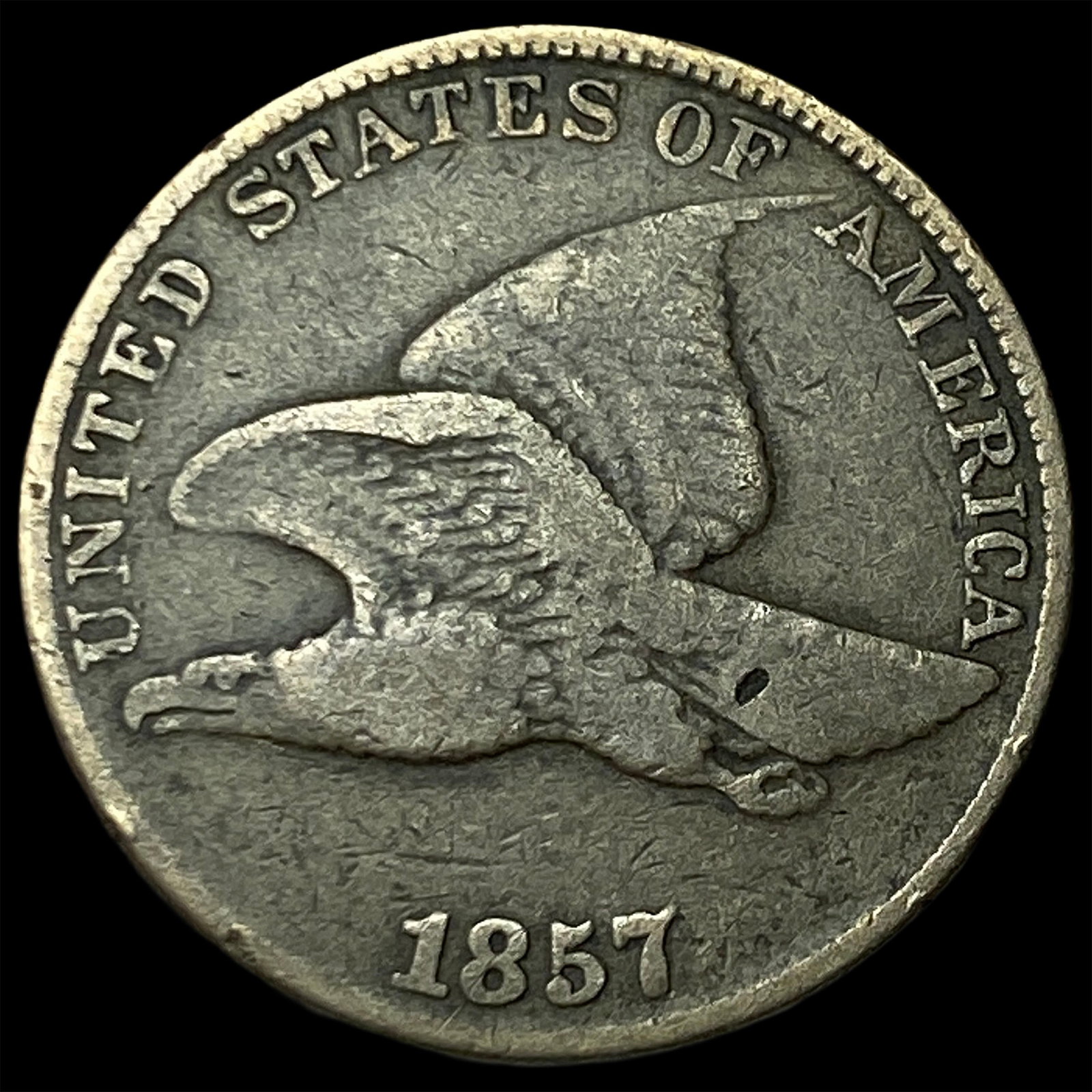 1857 Flying Eagle Cent LIGHTLY CIRCULATED: 1857 Flying Eagle Cent LIGHTLY CIRCULATED