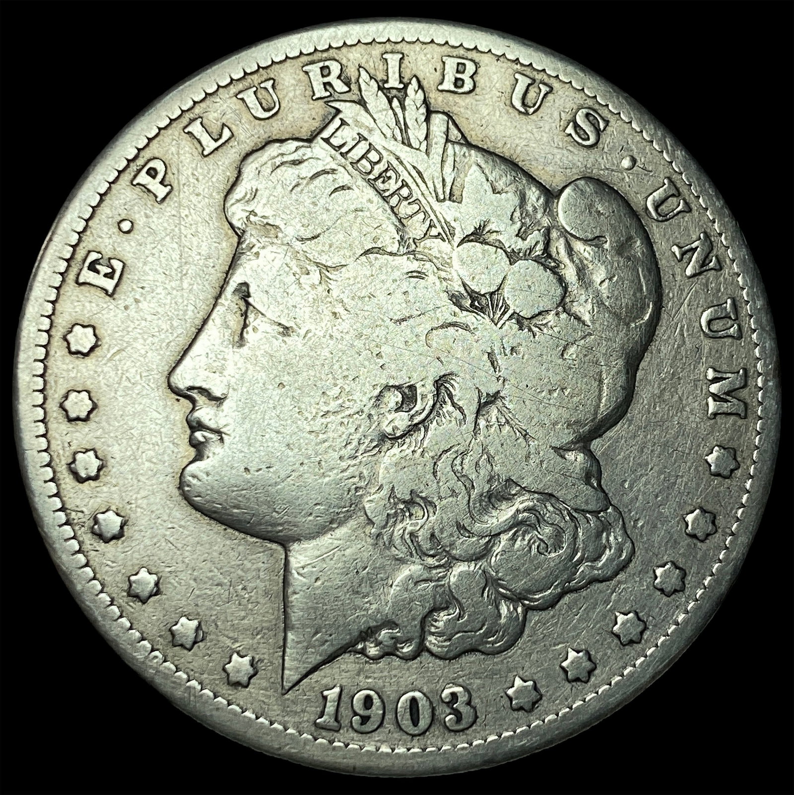 1903-S Silver Morgan Dollar NICELY CIRCULATED: 1903-S Silver Morgan Dollar NICELY CIRCULATED