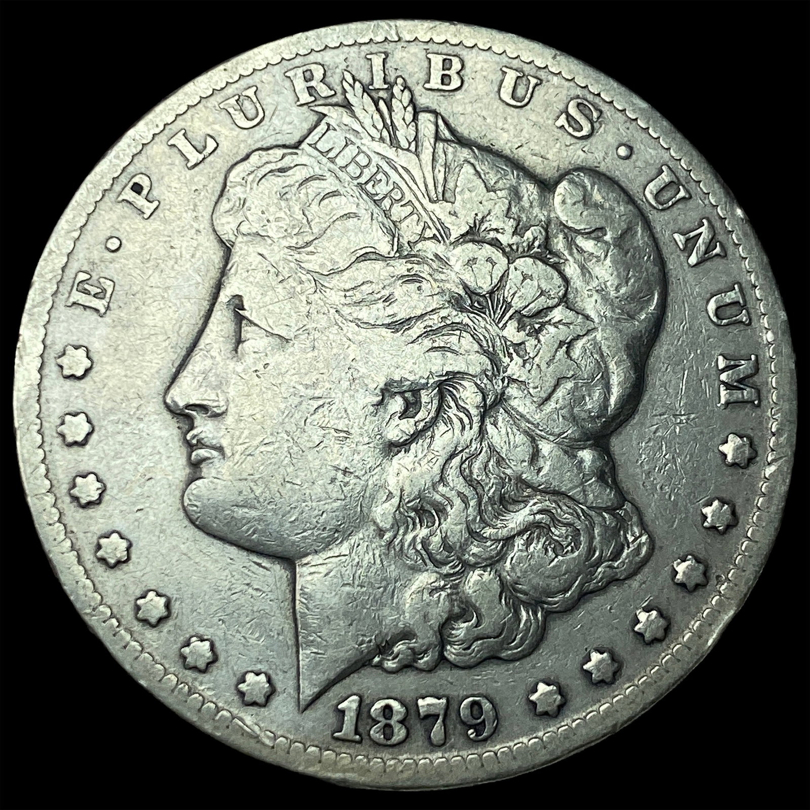 1879 Silver Morgan Dollar LIGHTLY CIRCULATED: 1879 Silver Morgan Dollar LIGHTLY CIRCULATED