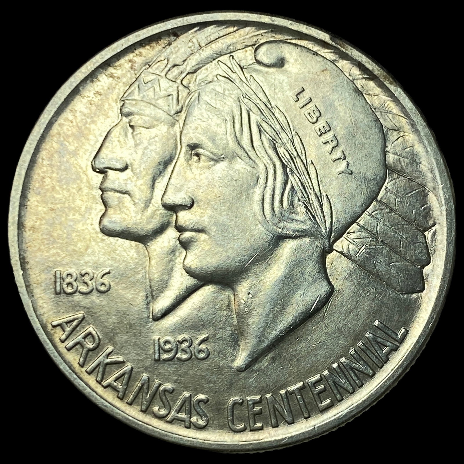 1937-D Silver Arkansas Centennial Half Dollar CHOICE BU: 1937-D Silver Arkansas Centennial Half Dollar CHOICE BU