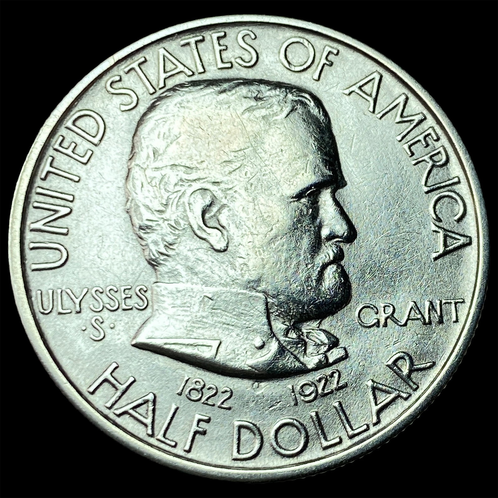 1922 GRANT Silver Half Dollar GEM BU (1 of 2)