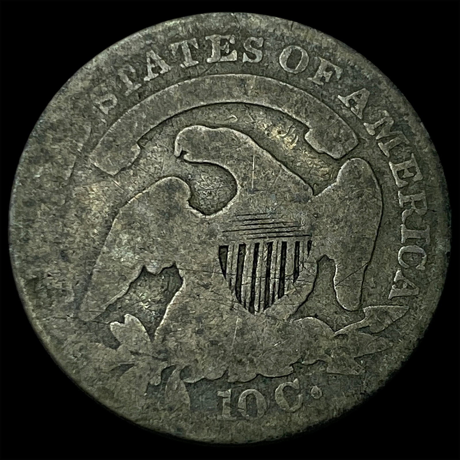 1835 Capped Bust Dime NICELY CIRCULATED - 2