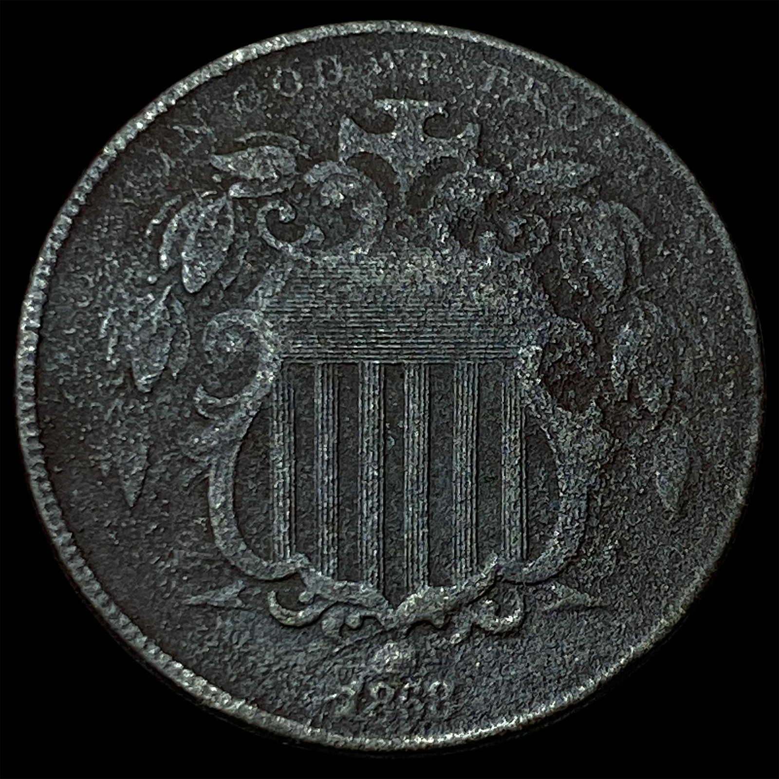 1867 Shield Nickel No Rays LIGHTLY CIRCULATED (1 of 2)