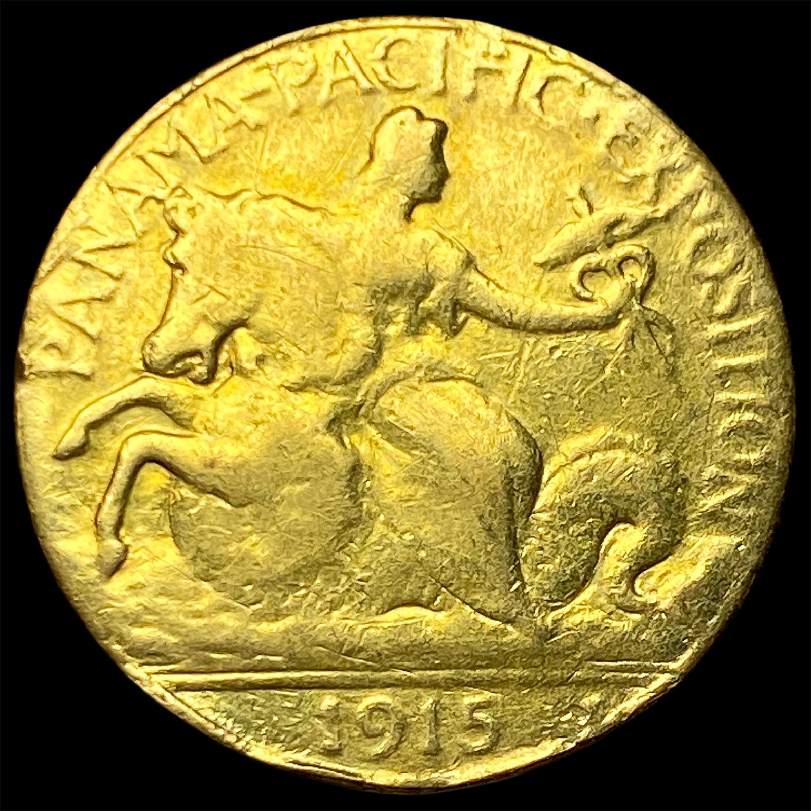1915 Gold $2.50 Panama-Pacific Quarter Eagle LIGHTLY CIRCULATED (1 of 2)