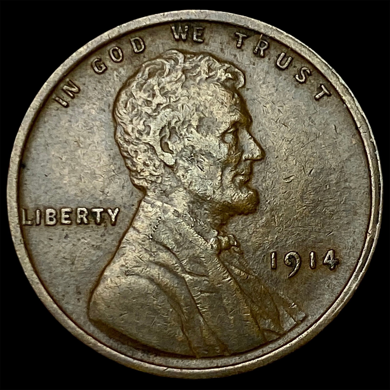 1914 Lincoln Wheat Cent CLOSELY UNCIRCULATED: 1914 Lincoln Wheat Cent CLOSELY UNCIRCULATED