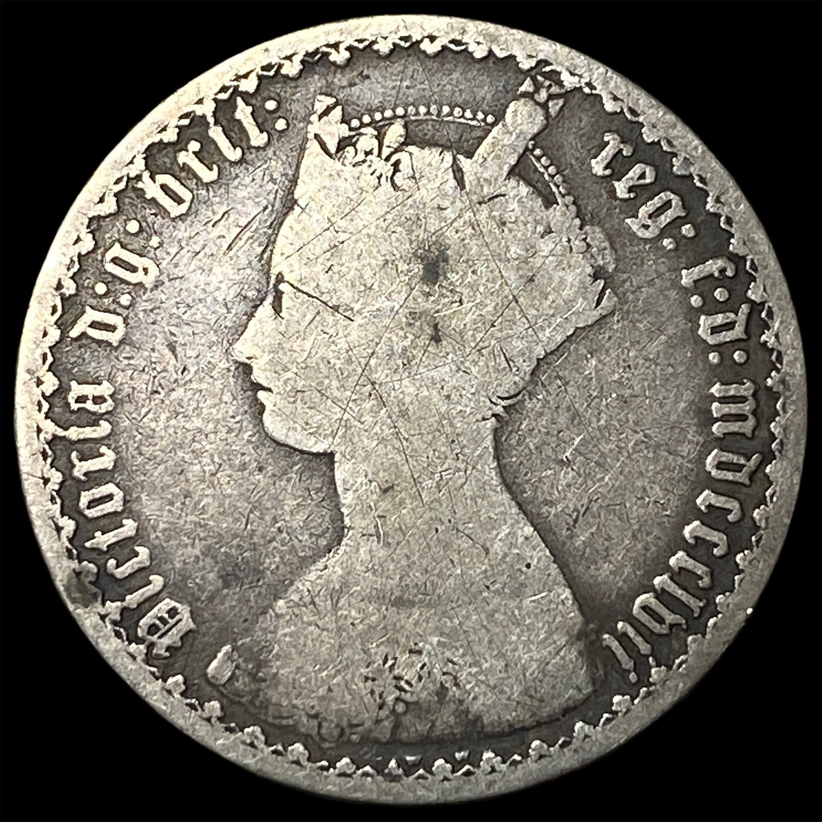 1881 Great Britain Silver Florin NICELY CIRCULATED (1 of 2)