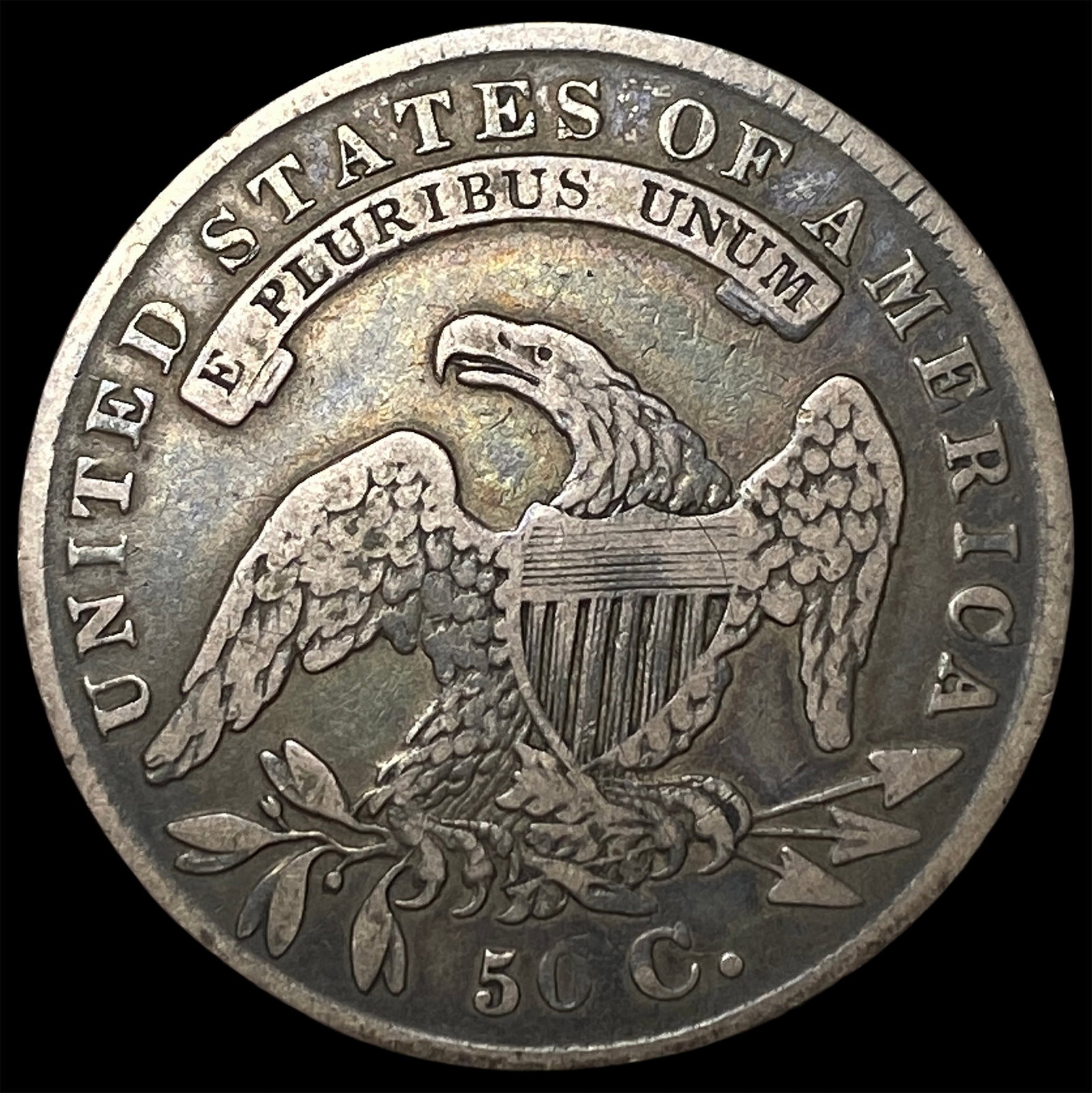 1834 Capped Bust Half Dollar LIGHTLY CIRCULATED - 2