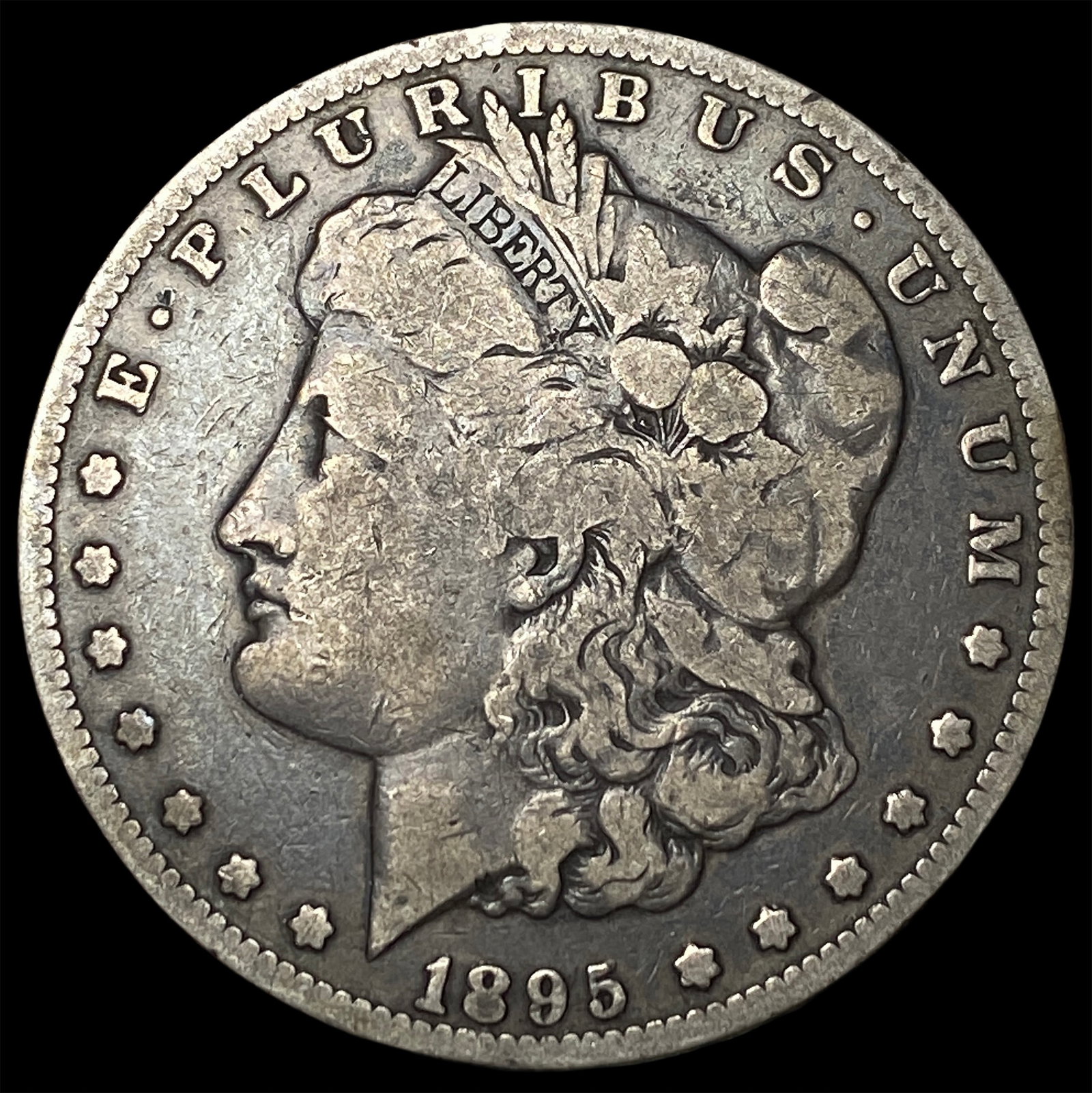 1895-O Silver Morgan Dollar LIGHTLY CIRCULATED (1 of 2)