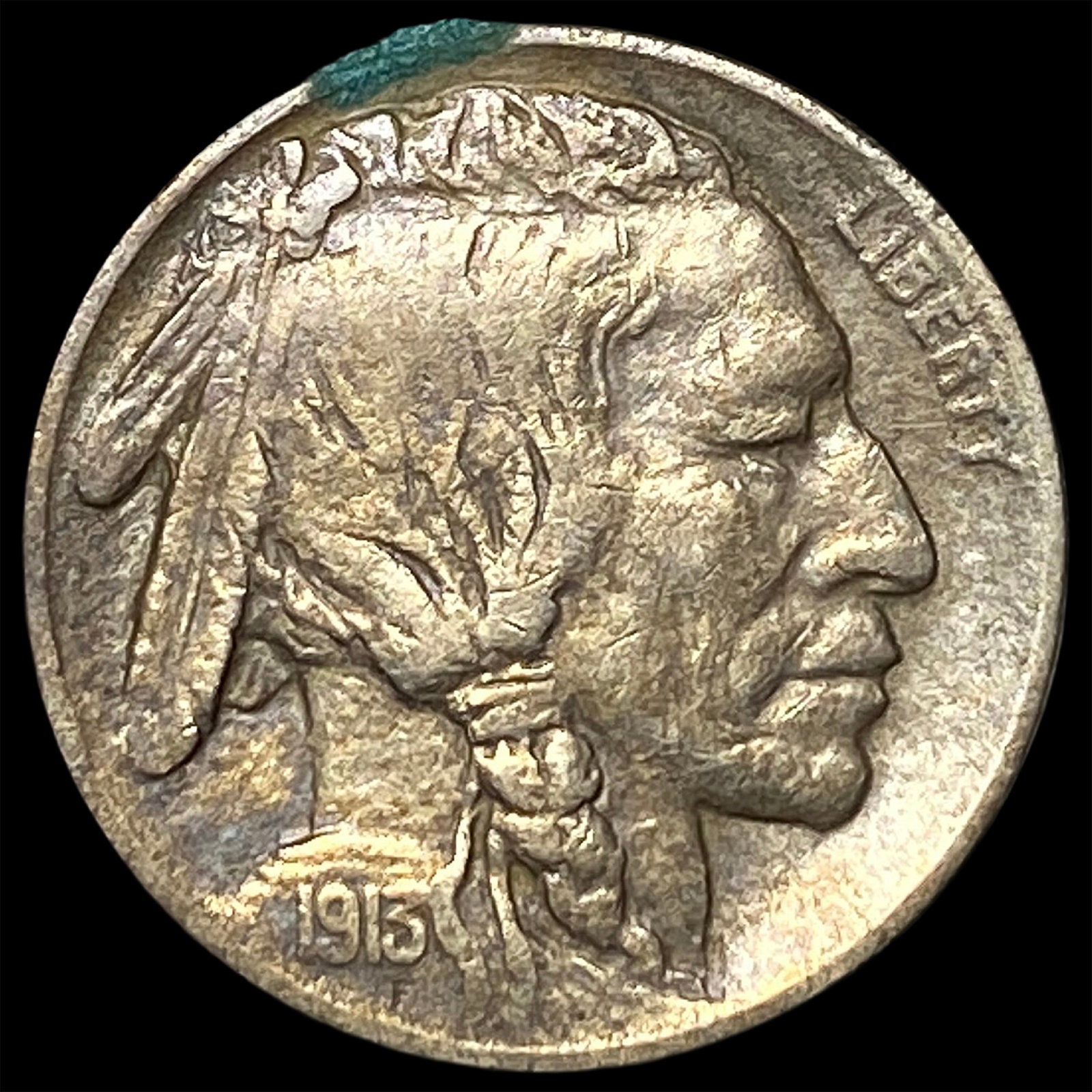 1913-D Buffalo Nickel Type 1 NEARLY UNCIRCULATED: 1913-D Buffalo Nickel Type 1 NEARLY UNCIRCULATED