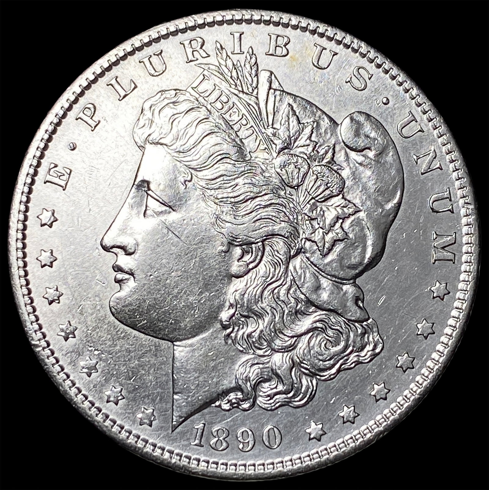 1890-S Silver Morgan Dollar UNCIRCULATED: 1890-S Silver Morgan Dollar UNCIRCULATED